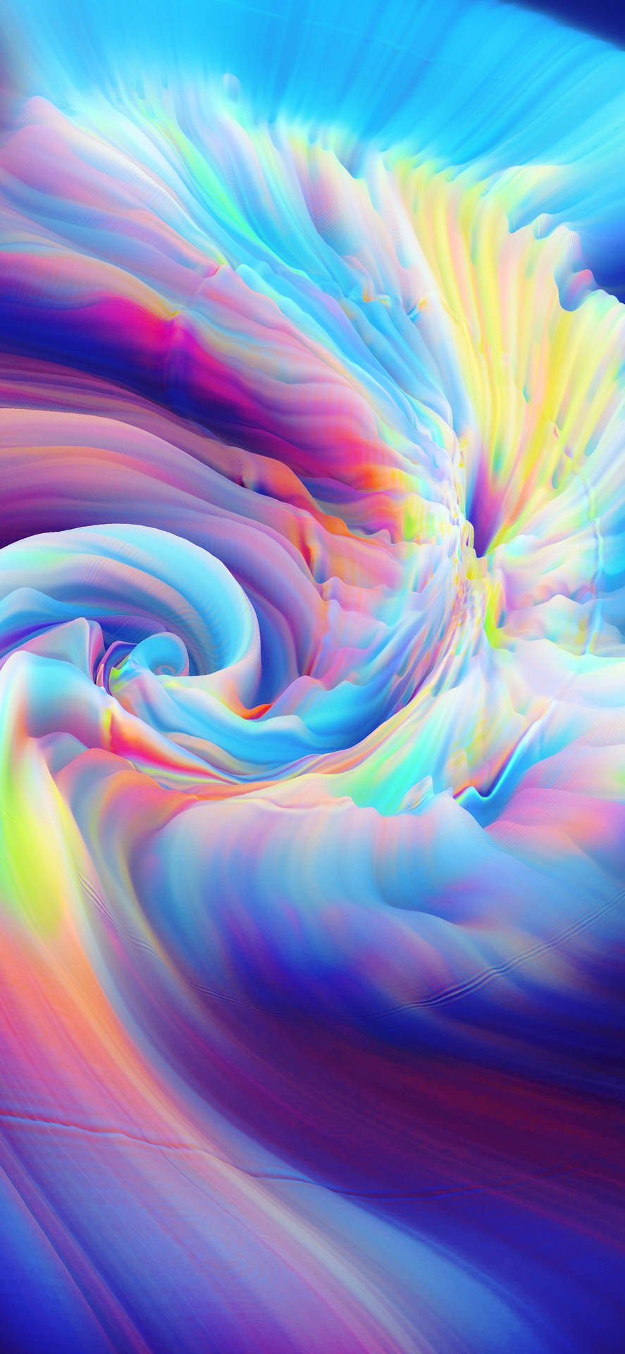 Ios 15 Retro Wave Colors Wallpaper