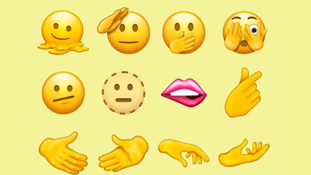 Ios 15 Yellow Emojis Wallpaper
