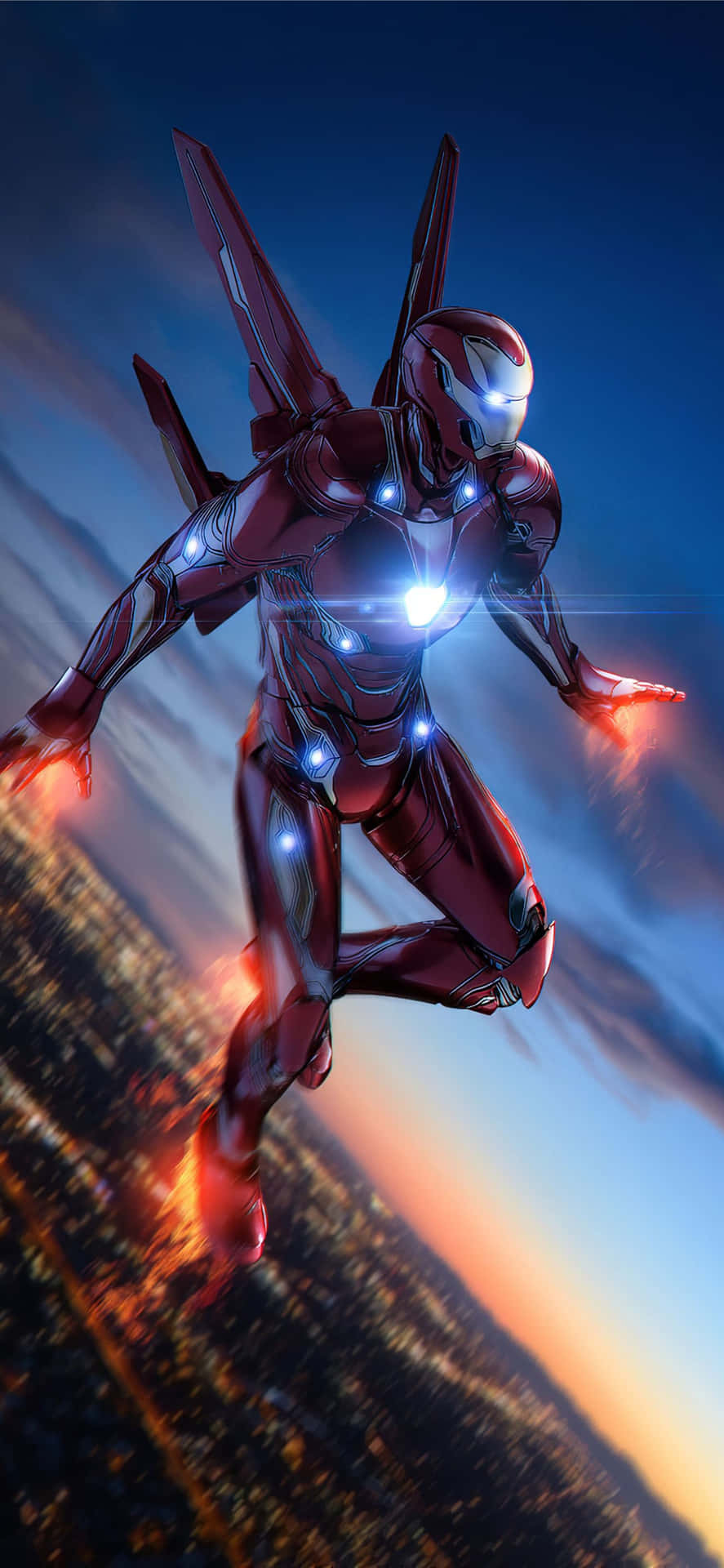 Iron Man-animation Ios 3. Wallpaper