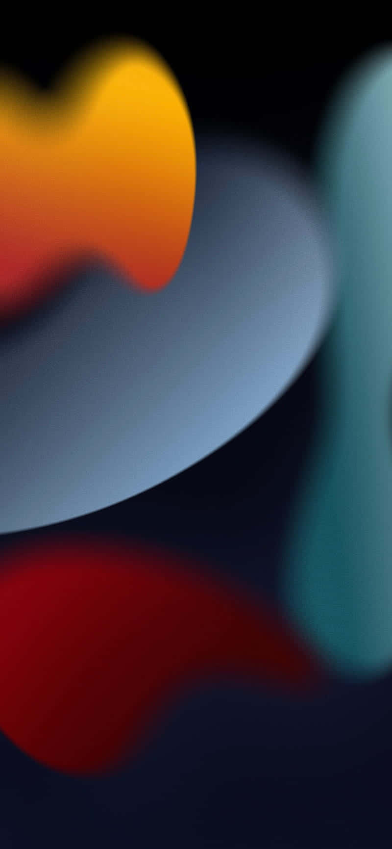 Slørte bobler til iOS 3.0 Wallpaper