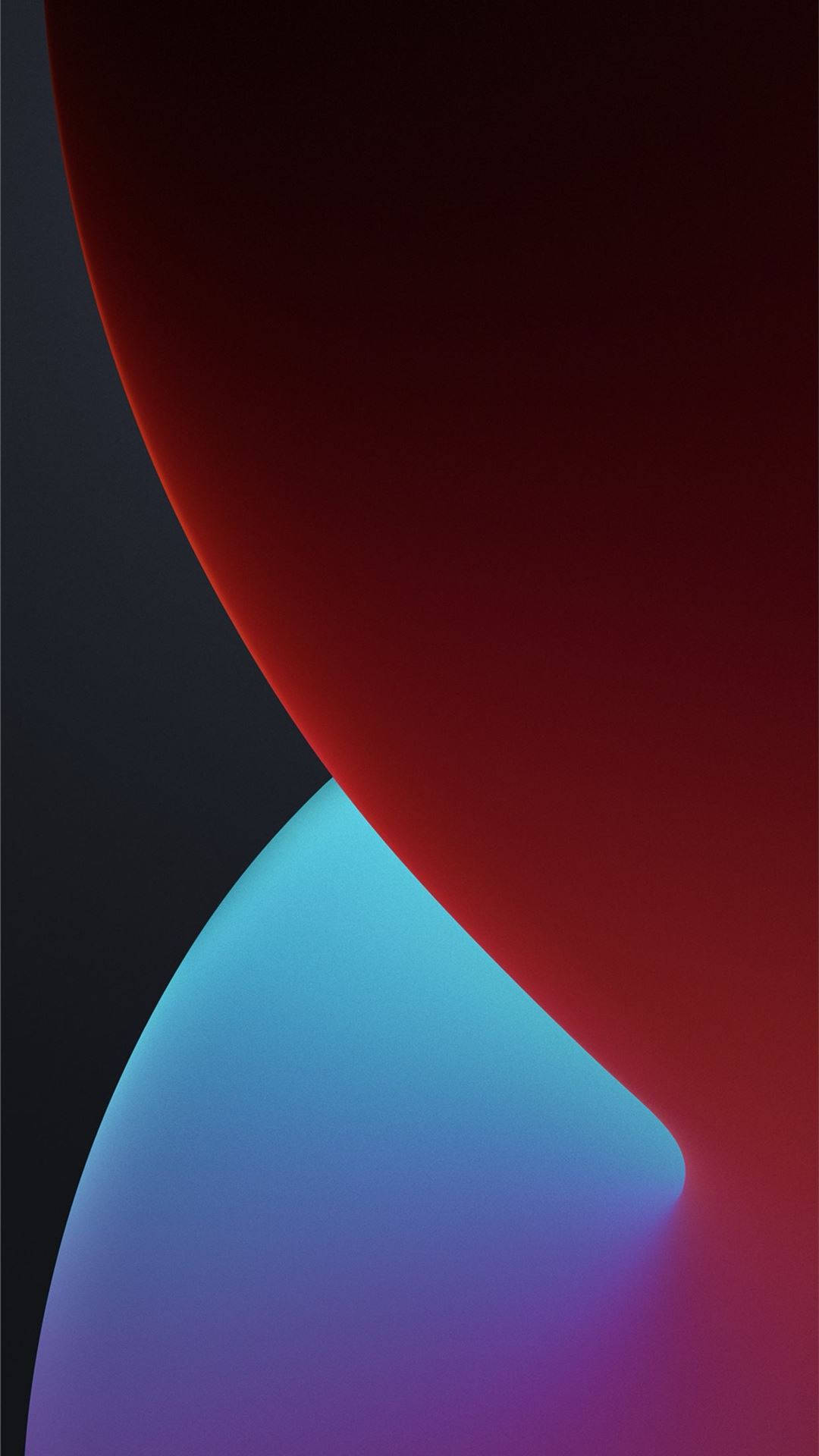 Ios 8 Red And Blue Shapes Wallpaper