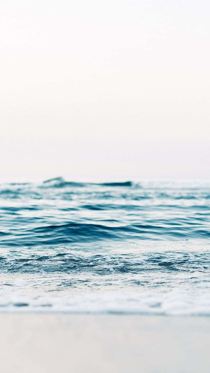 IOS Beach Clear Water Wallpaper
