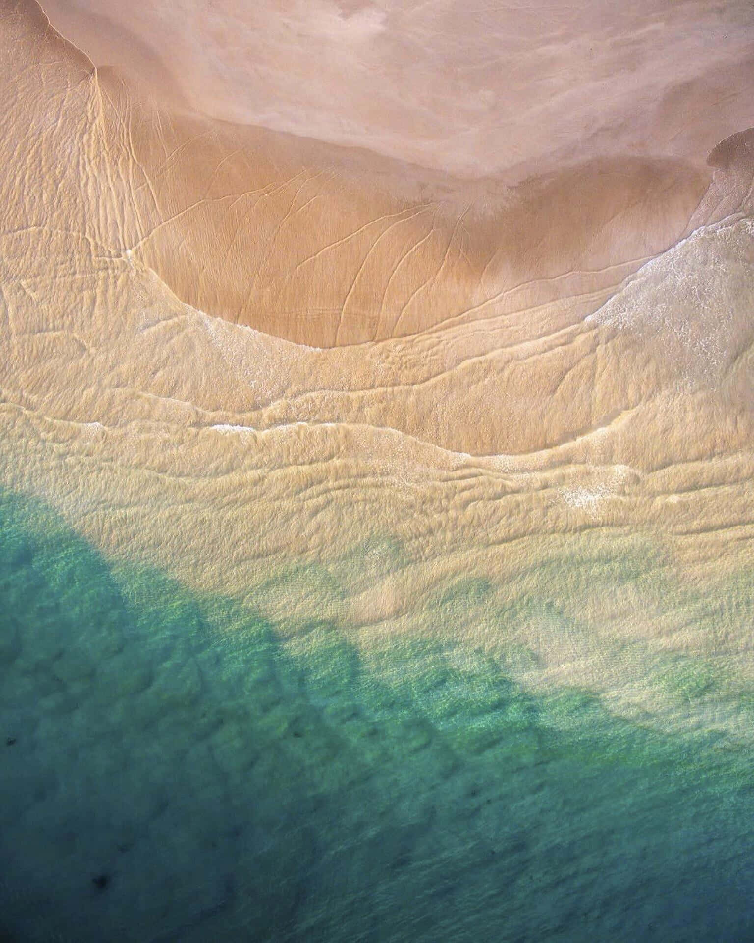 Ios Strand - Et Paradis af Turkis Vand og Hvide Sandstrande Wallpaper