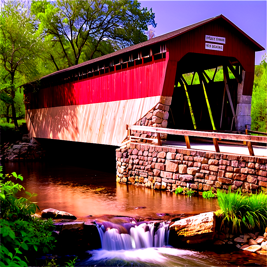 Iowa Covered Bridge Png Mhh38 PNG