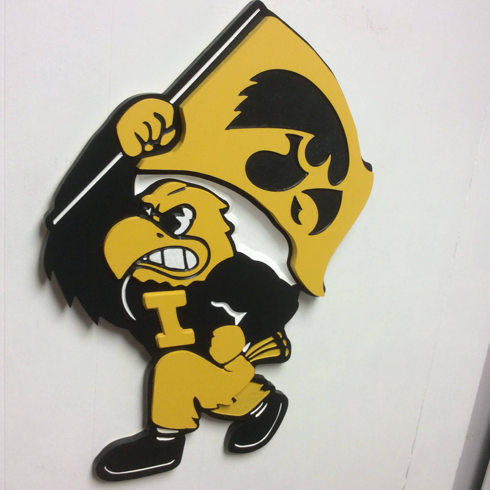 Iowa Hawkeyes Angry Mascot Wallpaper