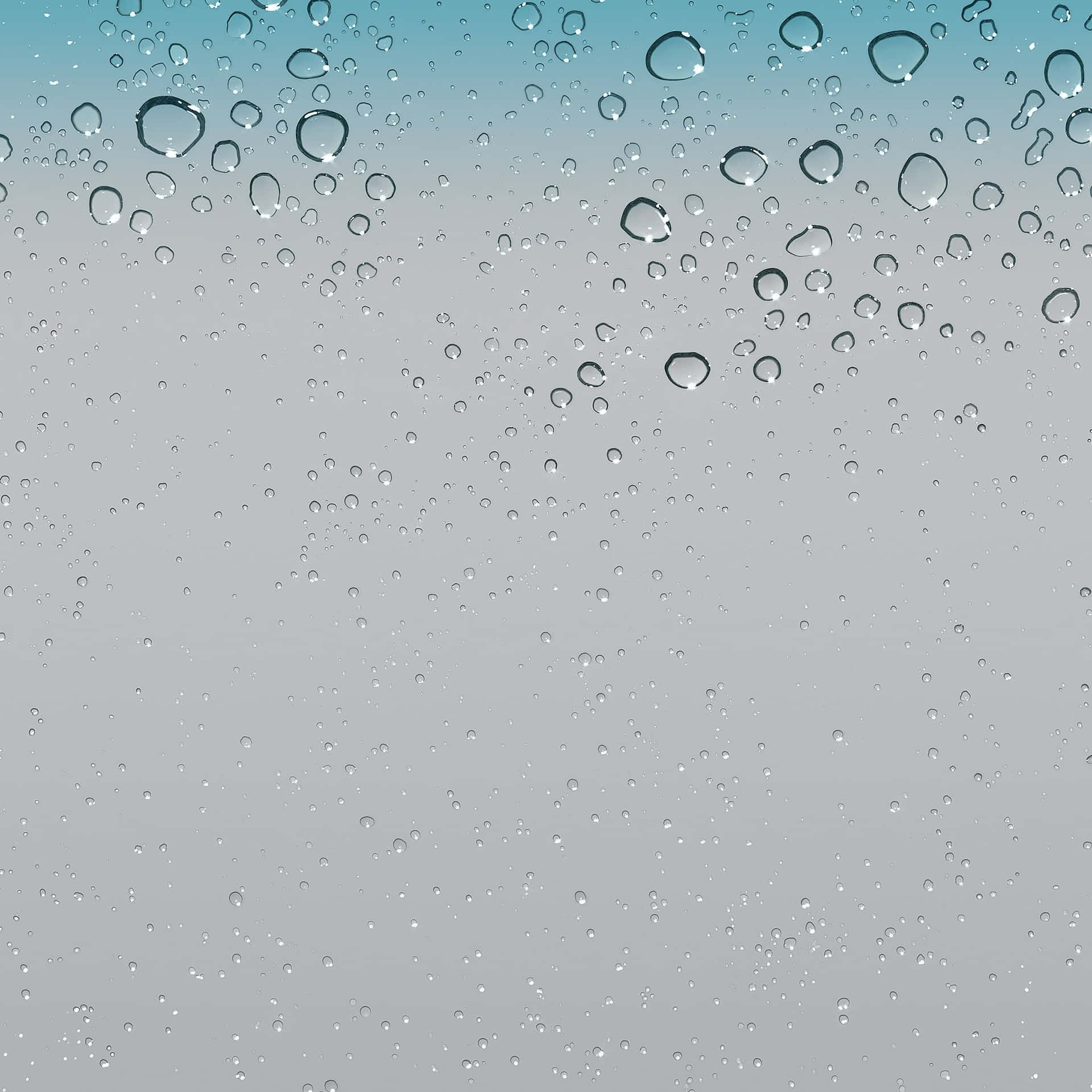 Water Droplets On A Glass Wallpaper