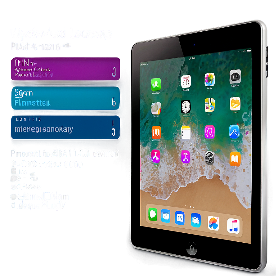 Ipad In Landscape Mode Png 14 PNG