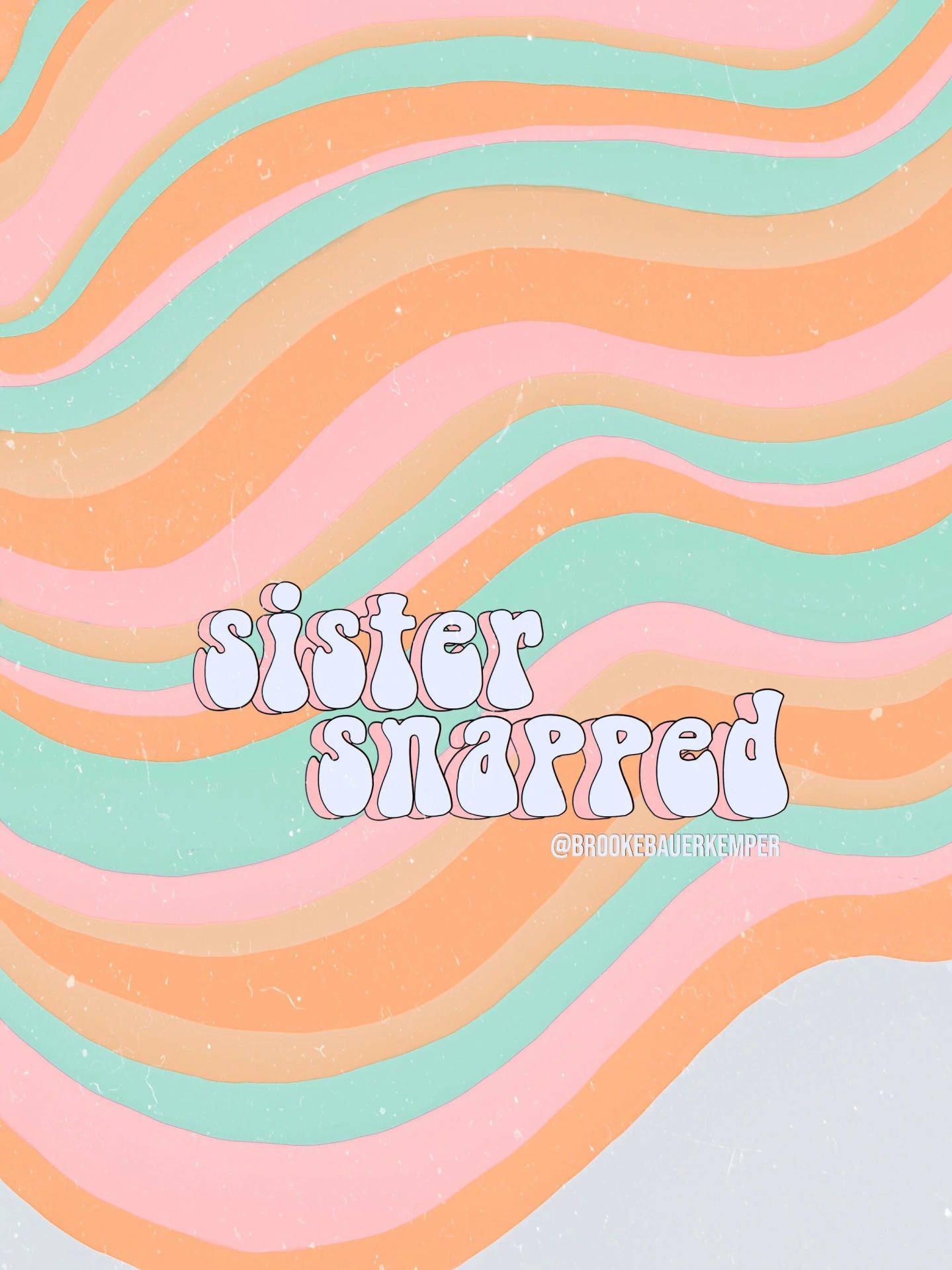Ipad Pro Cute Sister Snapped Wallpaper