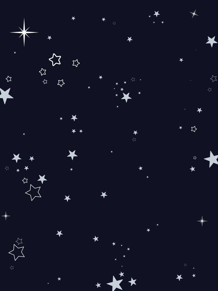 Ipad Pro Cute Starry Dark Sky Background