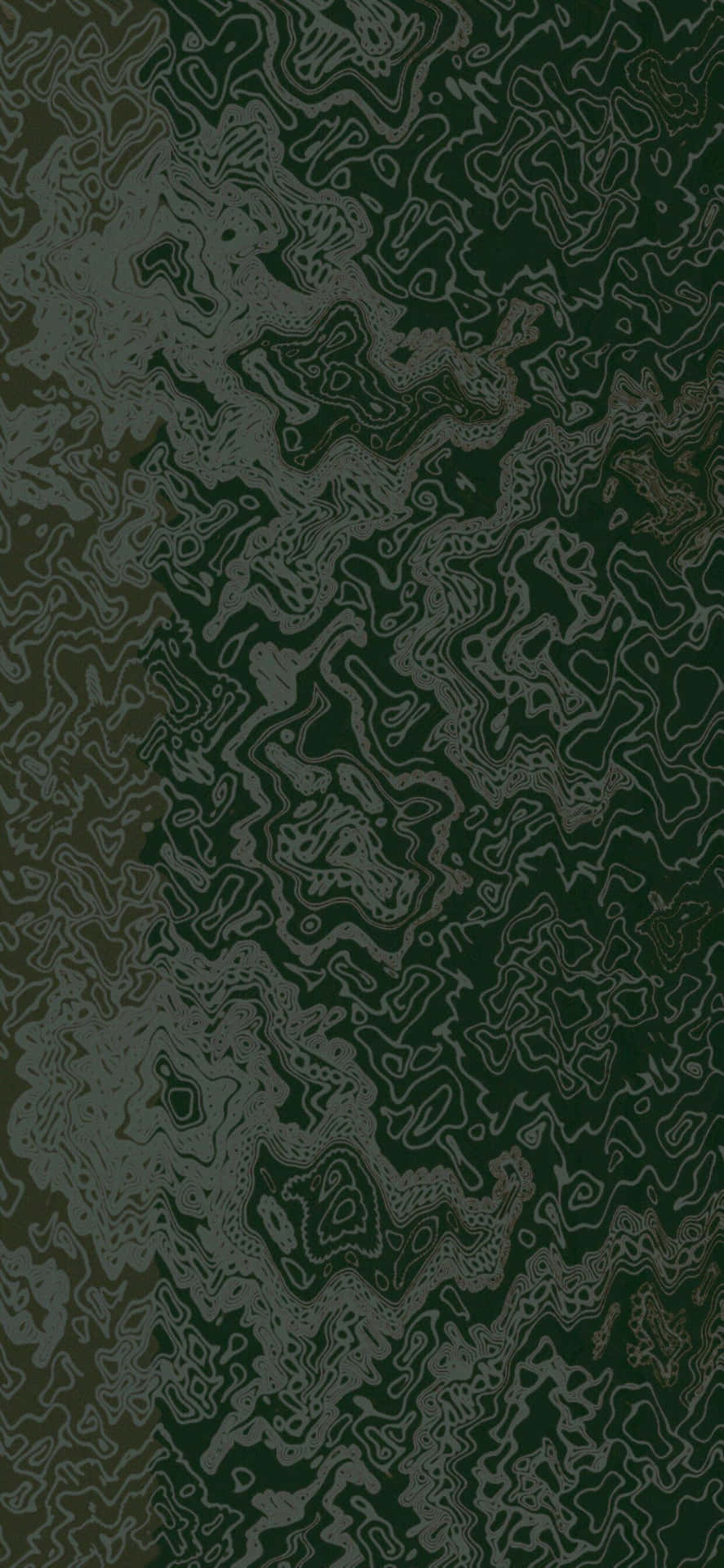 Eineschwarze Und Grüne Tapete Mit Wirbeln. Wallpaper