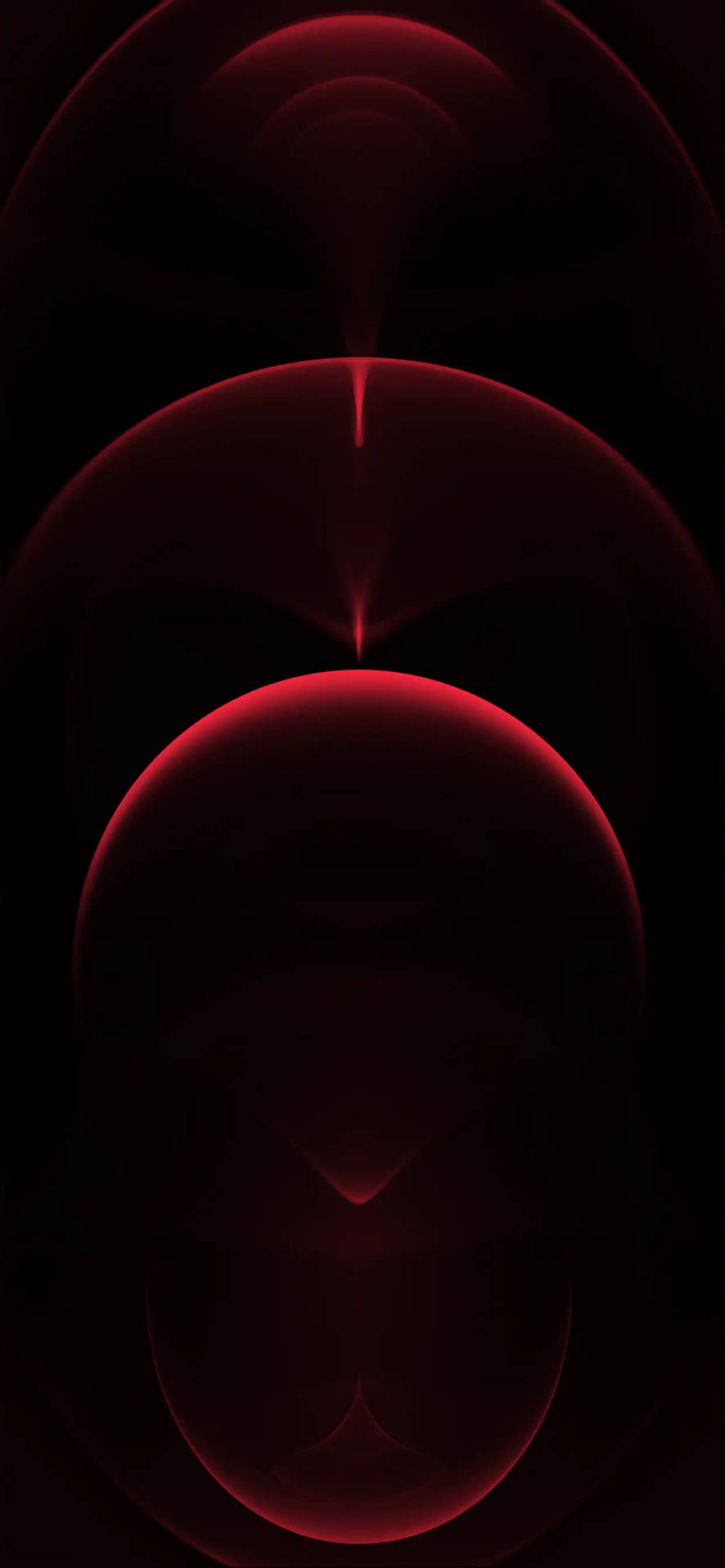 Iphone 11 Pro Red Circles Wallpaper