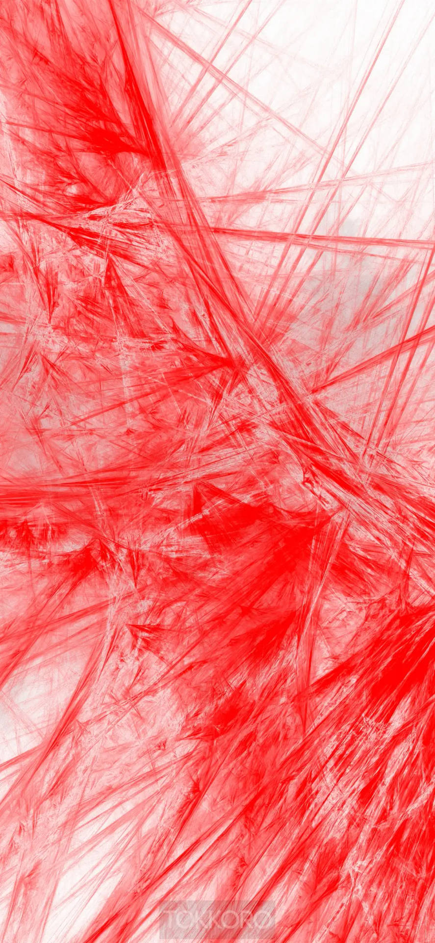 iPhone 11 Pro Røde Fragmenter Tapet Wallpaper
