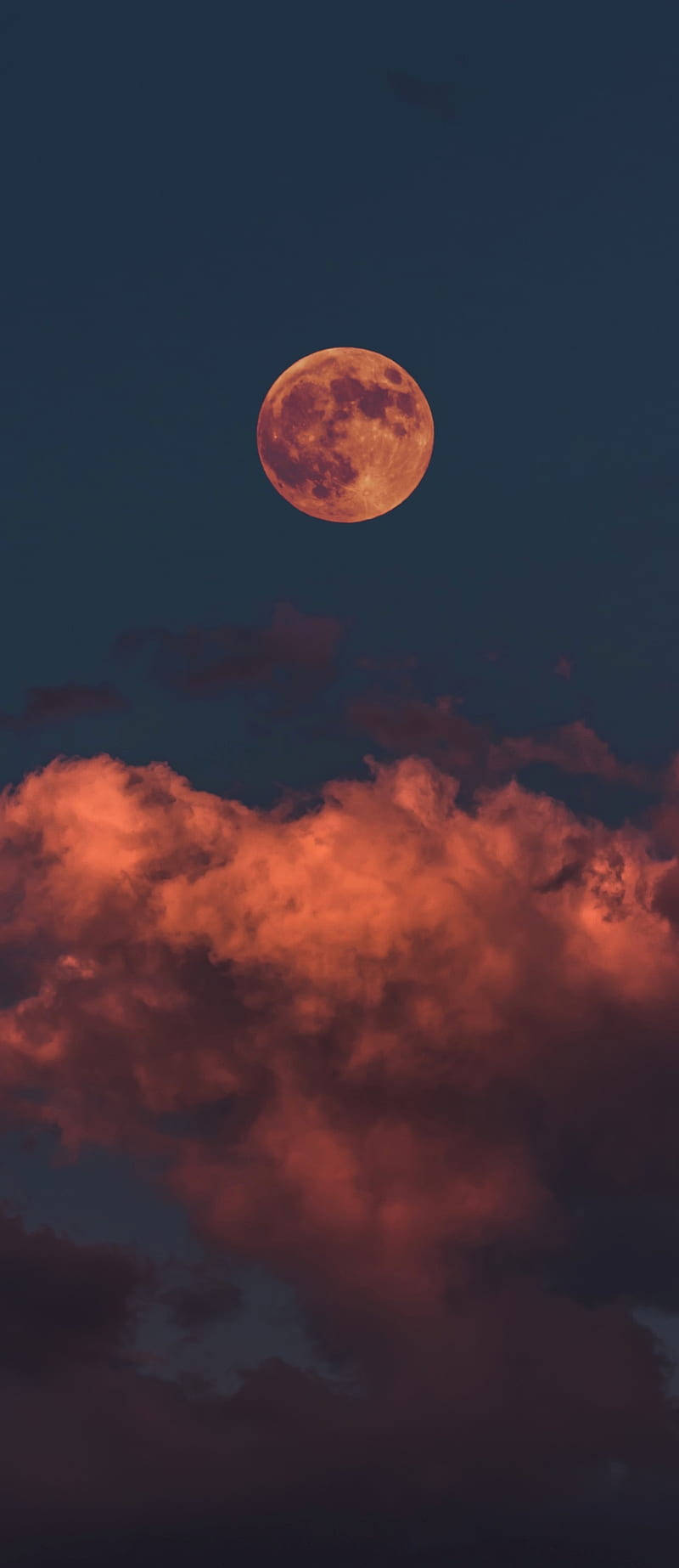 Iphone 11 Pro Red-tinged Moon