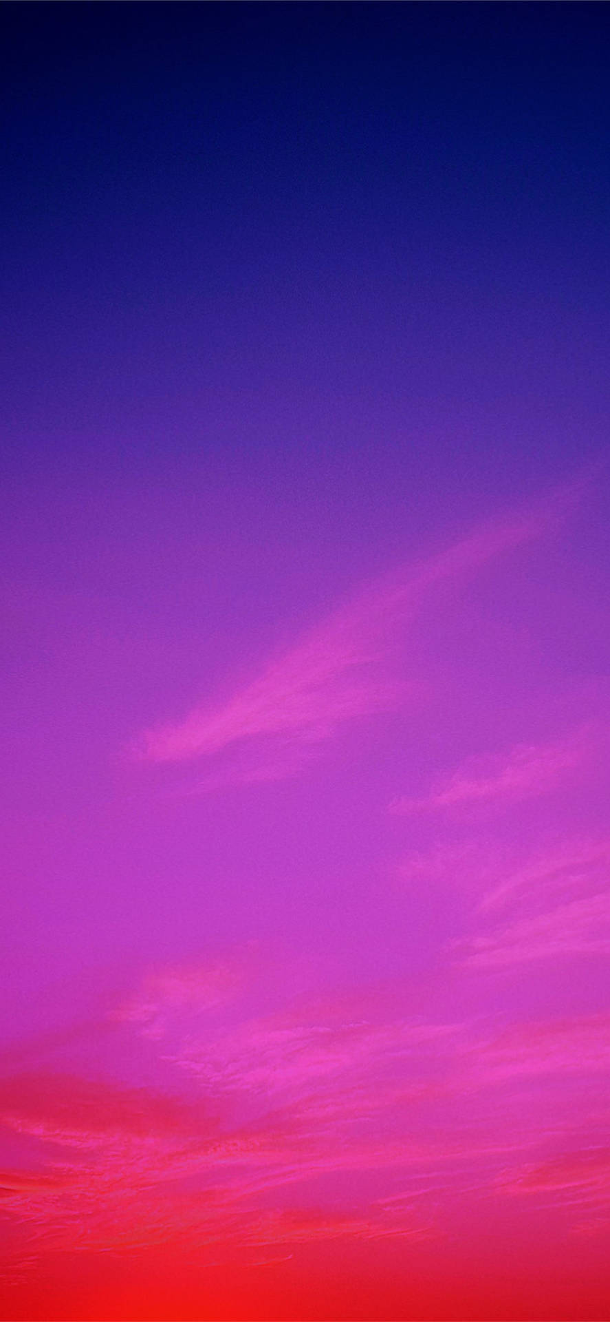 Iphone 11 Purple Dawn Sky Wallpaper