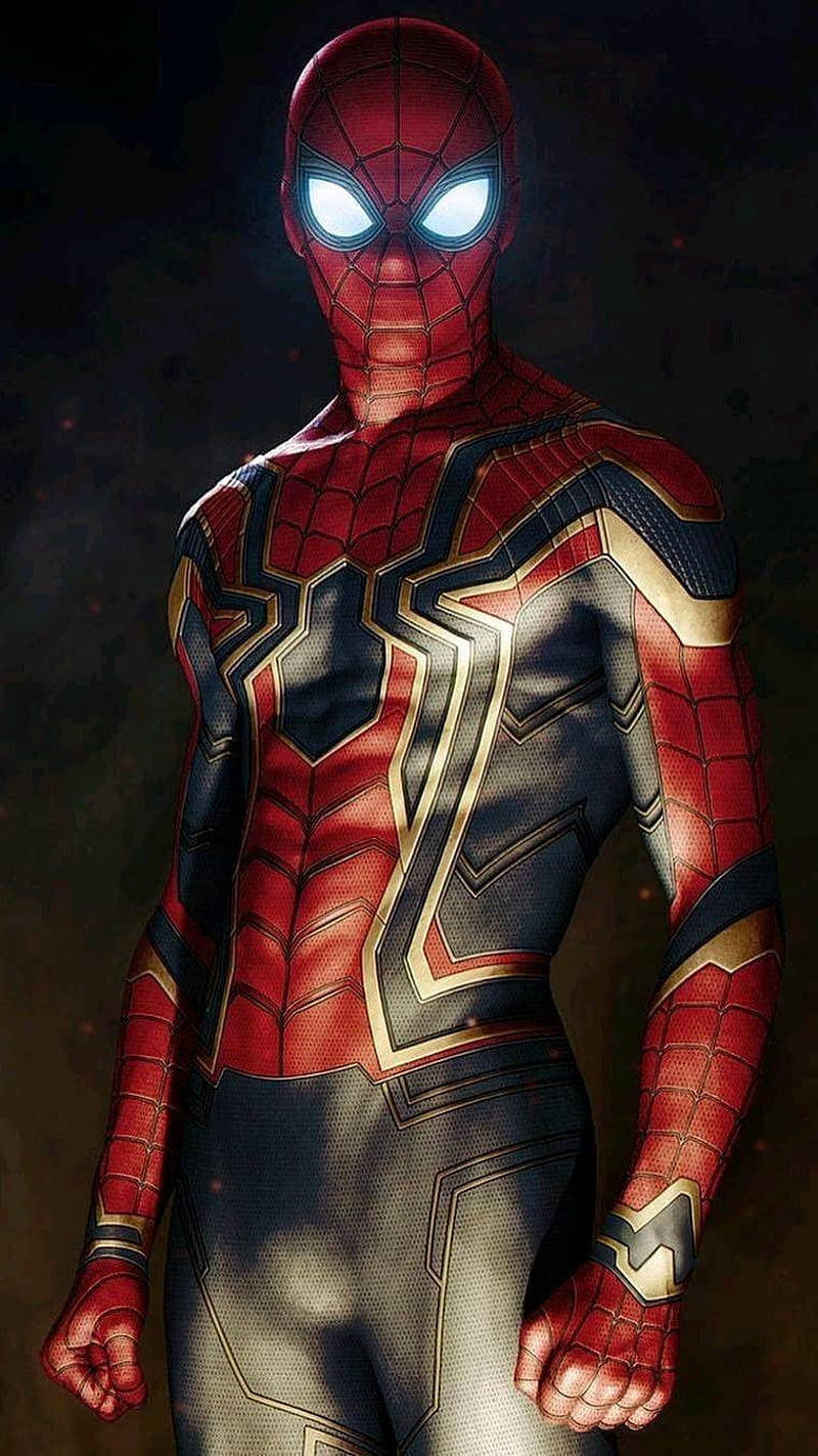 Iphone 11 Sort Spiderman Wallpaper