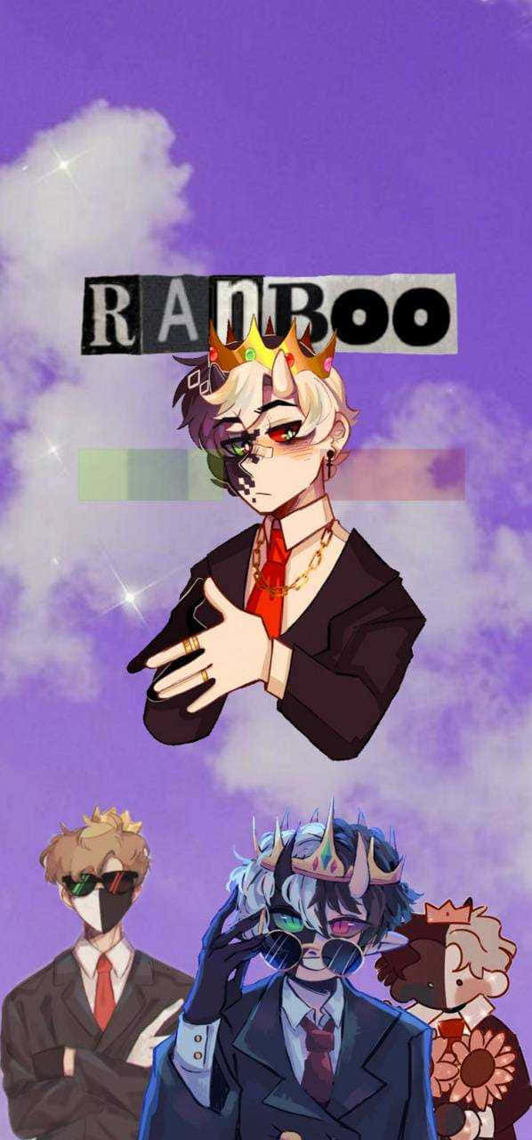 Iphone 12 Anime Ranboo Boy Character Wallpaper