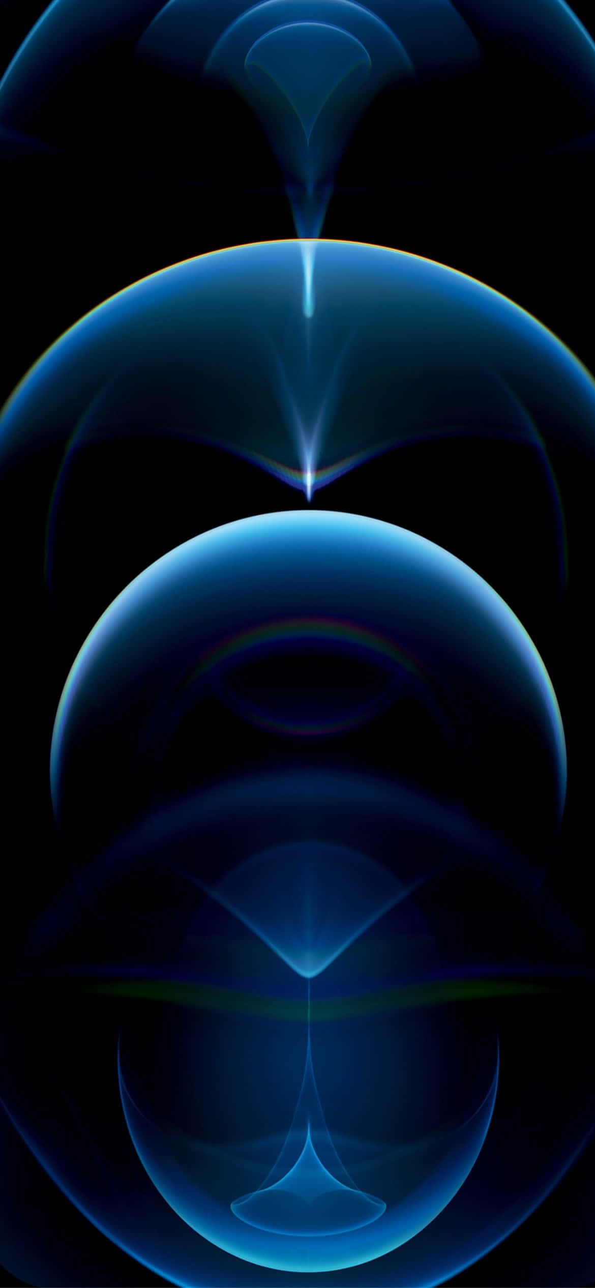A Blue Abstract Background With A Blue Light