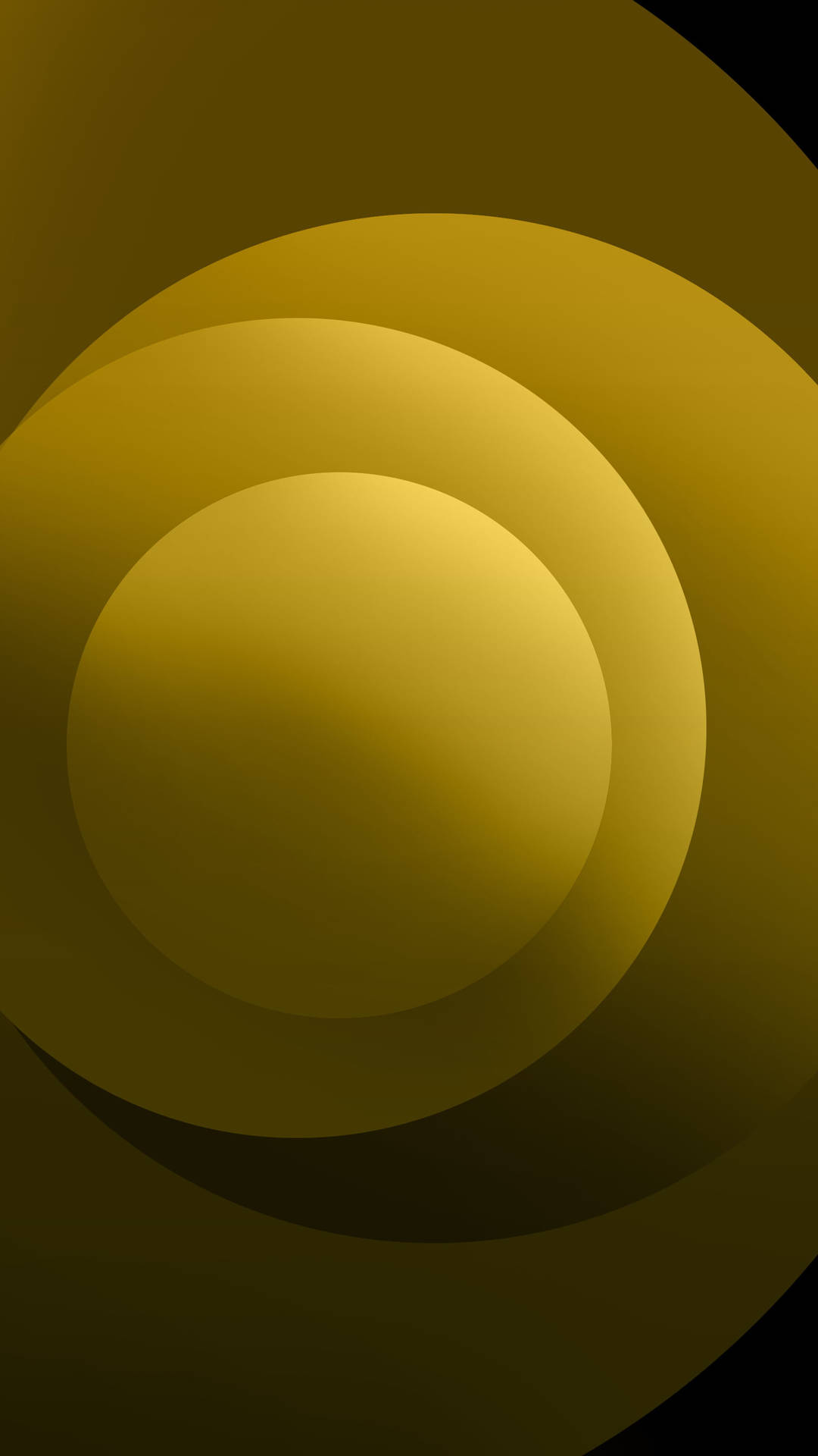 Iphone 12 Pro Max Gold Circles Background