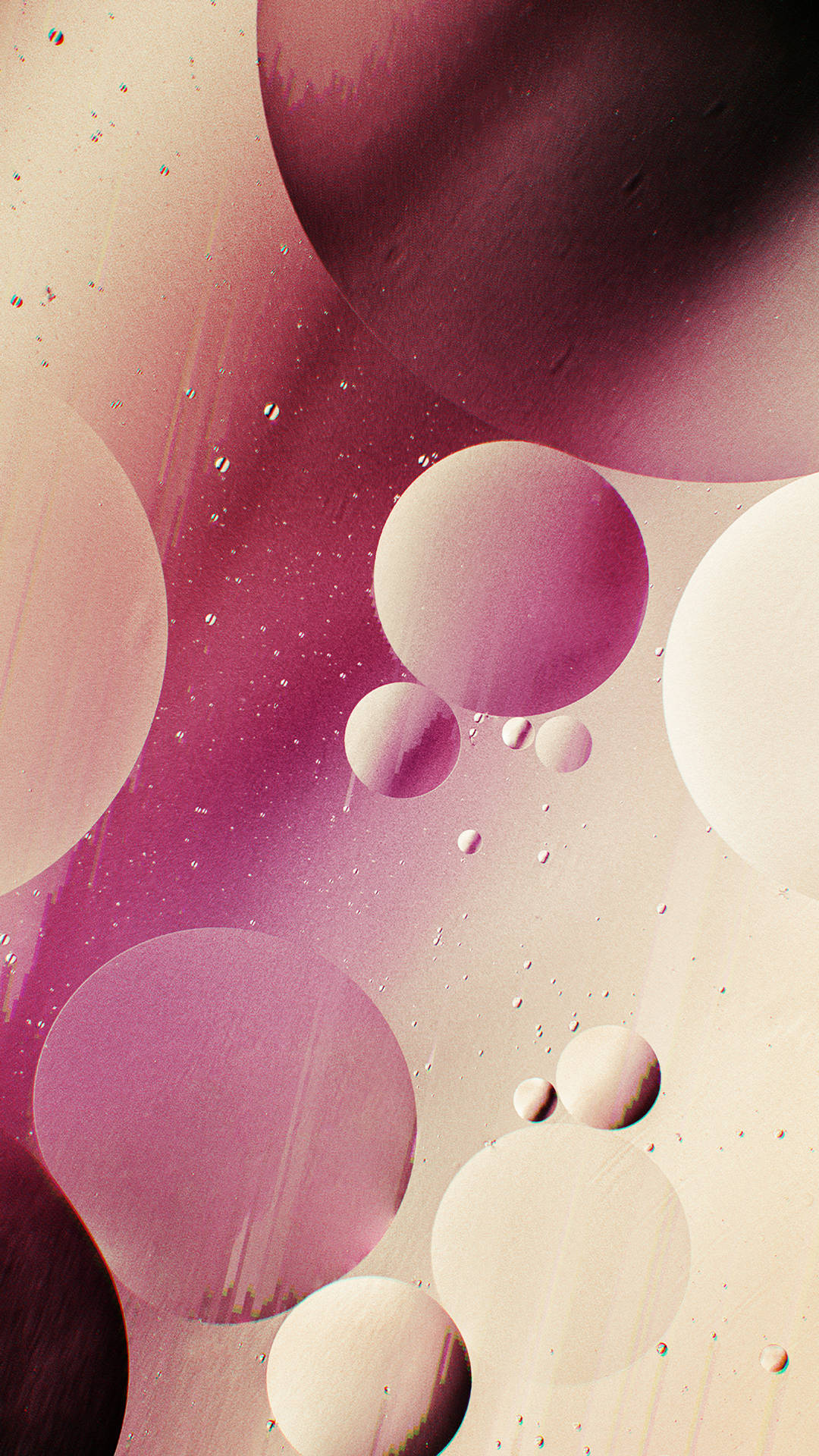 Iphone 12 Pro Max Pink Circles Background