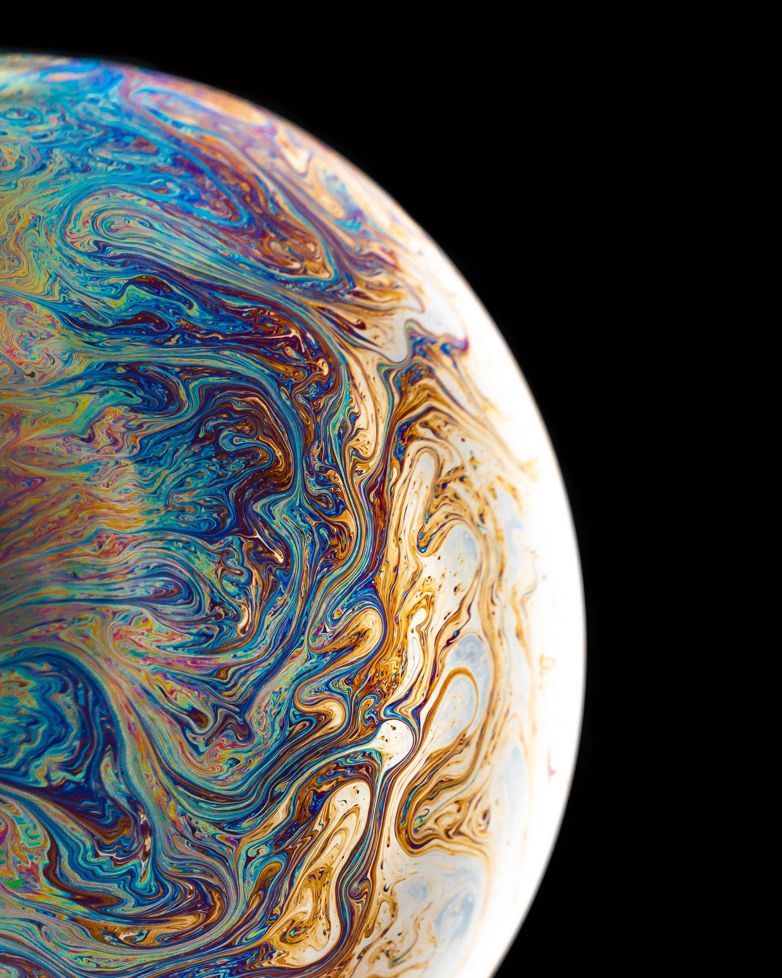 Iphone 12 Pro Max Psychedelic Planet Wallpaper