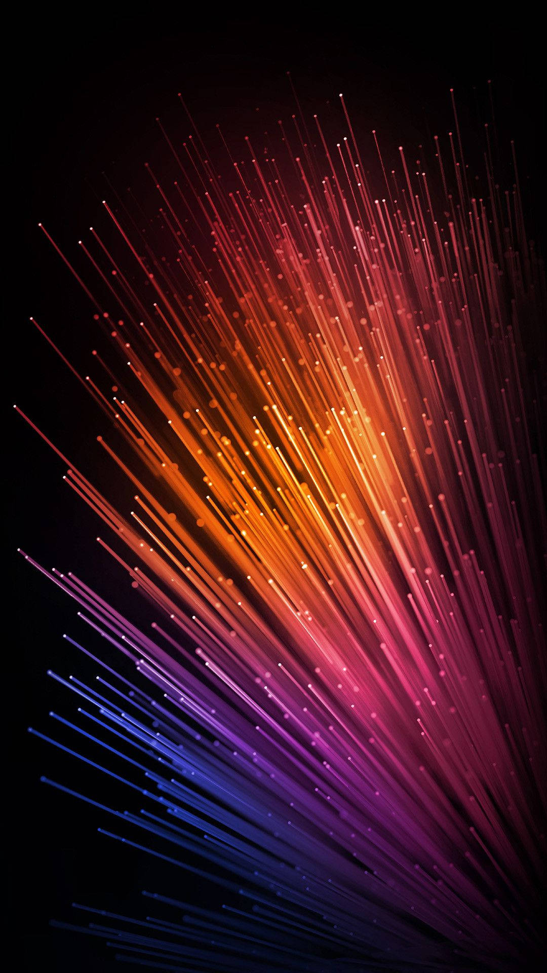 Iphone 12 Stock Colorful Fiber Lines Background