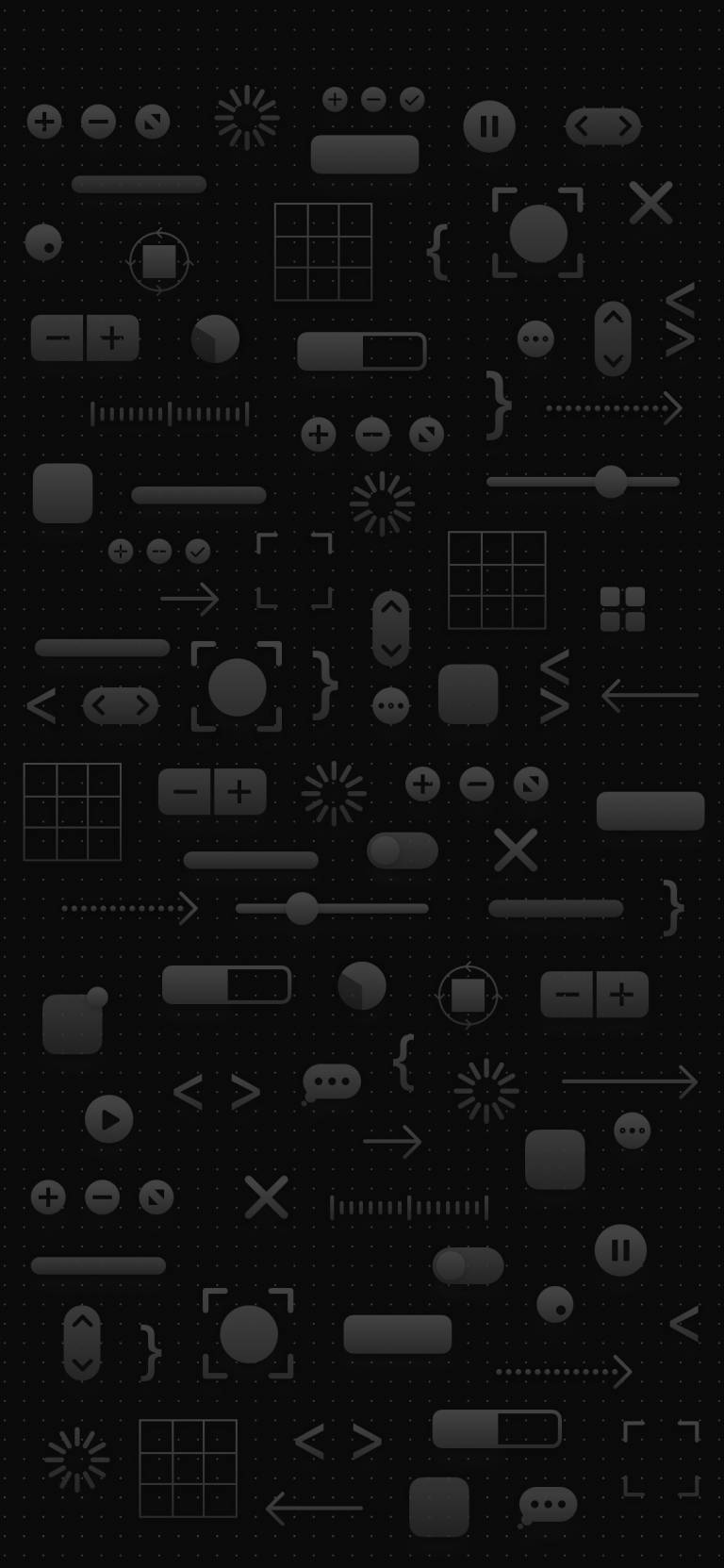 Iphone 12 Stock Many Gray Icons Picture