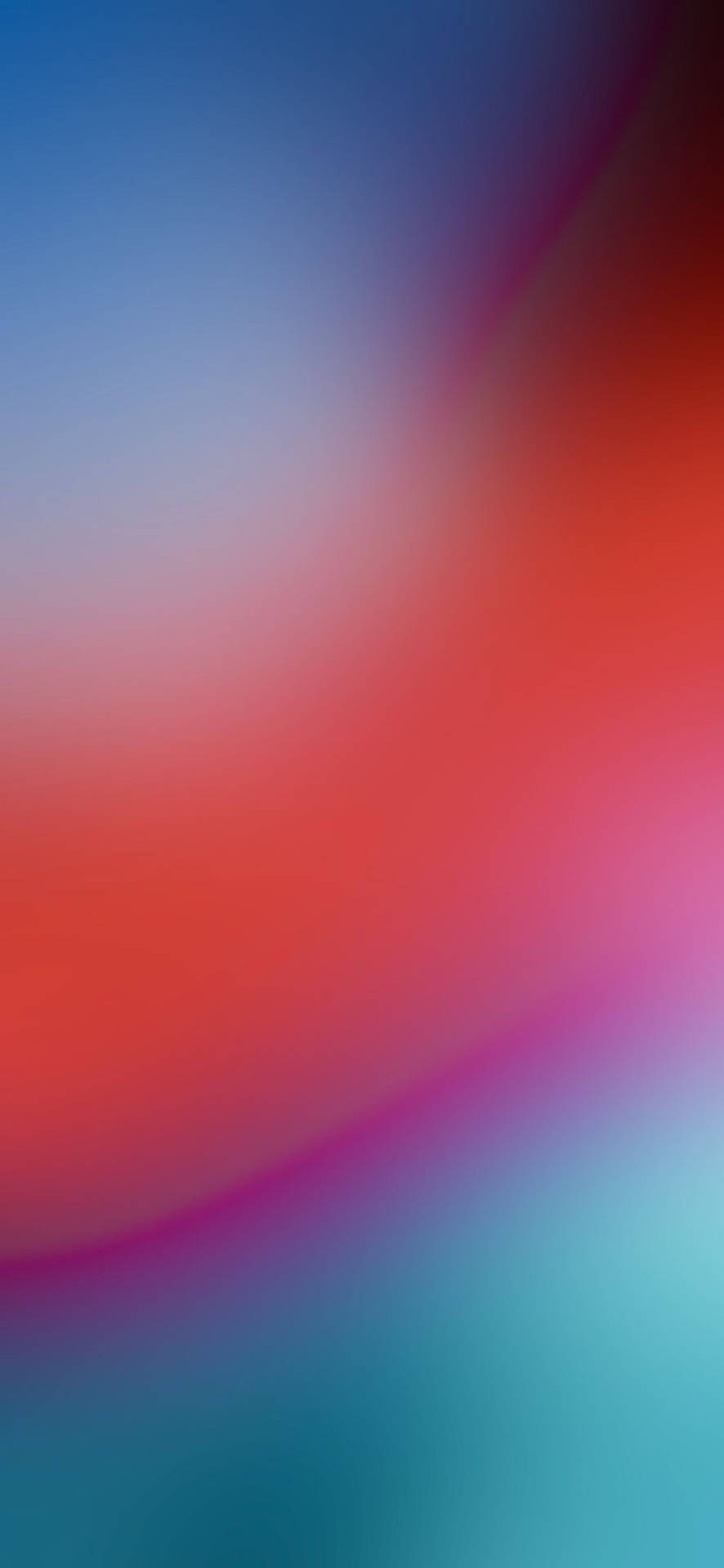 iPhone 12 Aktie Rød Blå Blur Abstrakt Tapet Wallpaper
