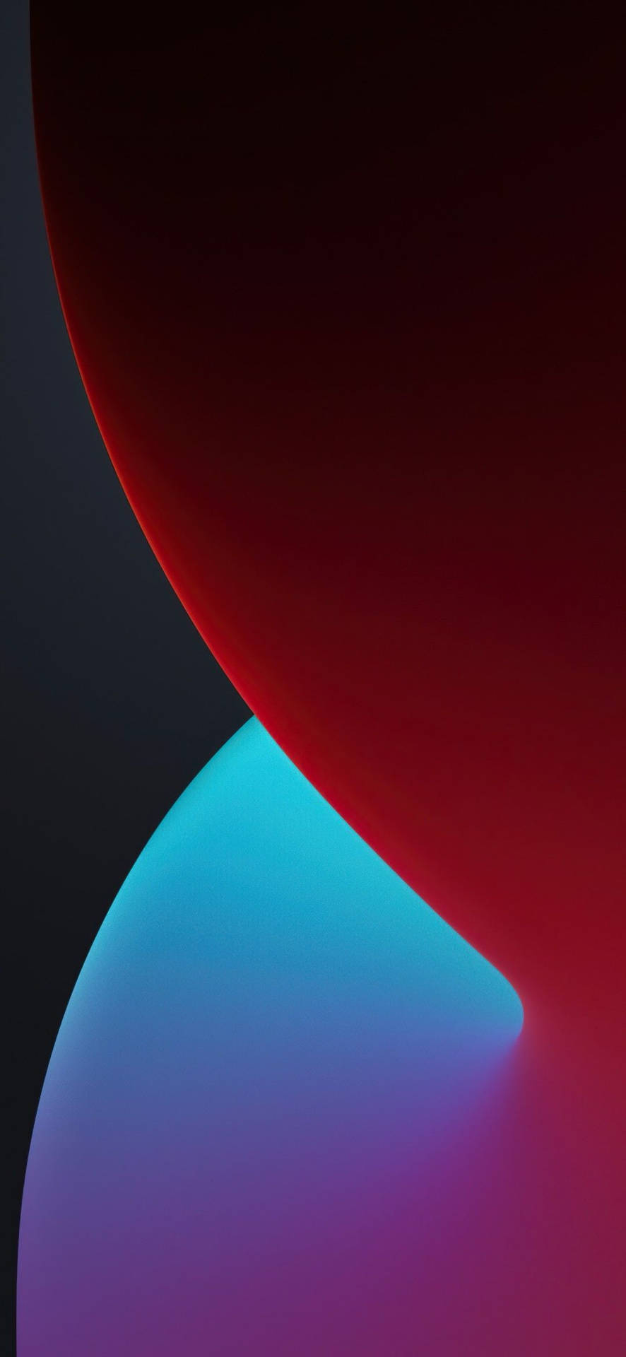 Iphone 12 Stock Red Blue Shape Background