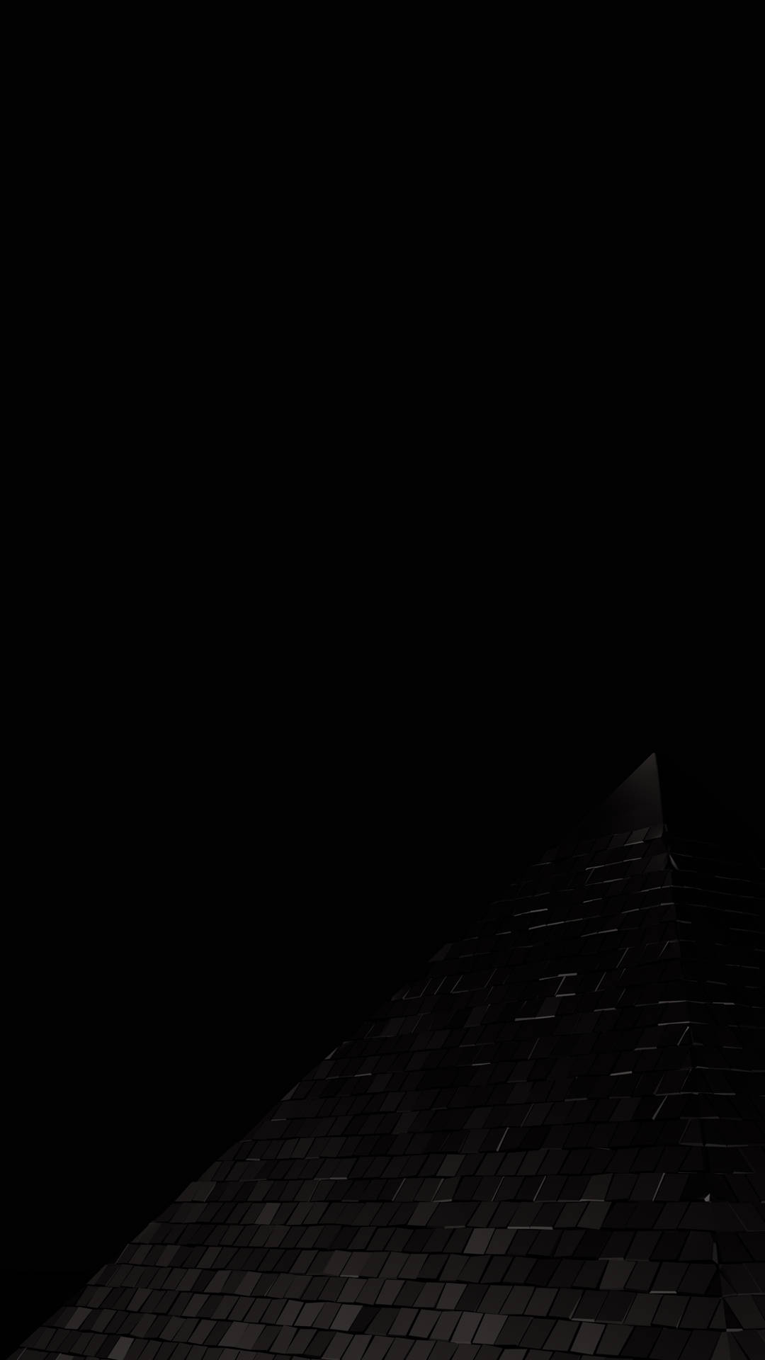 Iphone 13 Black Pyramid Background
