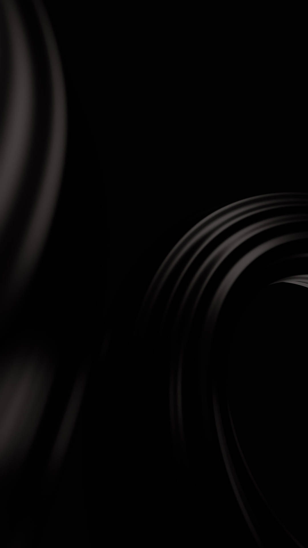 Iphone 13 Black Spiral Background