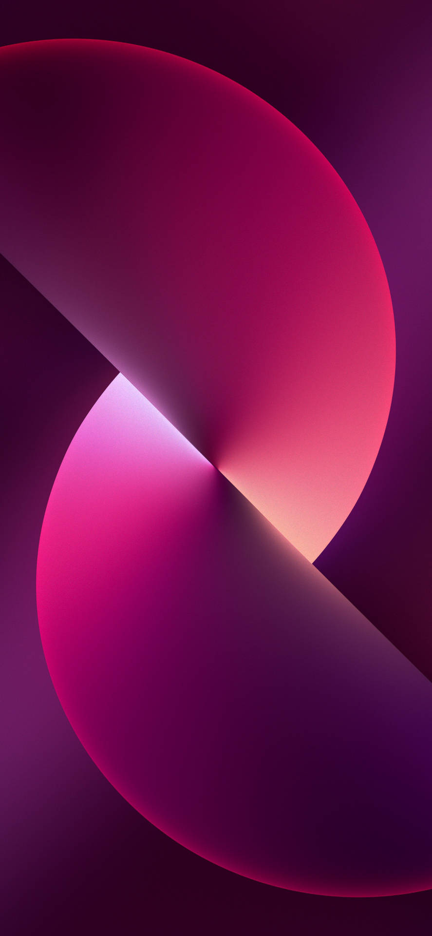 Iphone 13 Dark Pink Circle Wallpaper