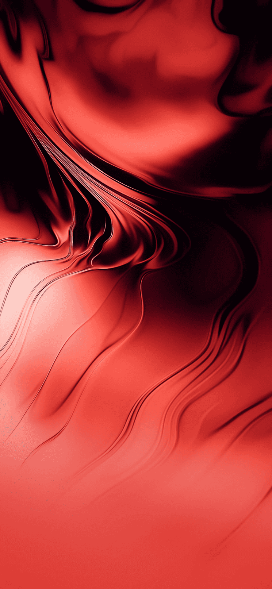 A Red Abstract Background With Waves