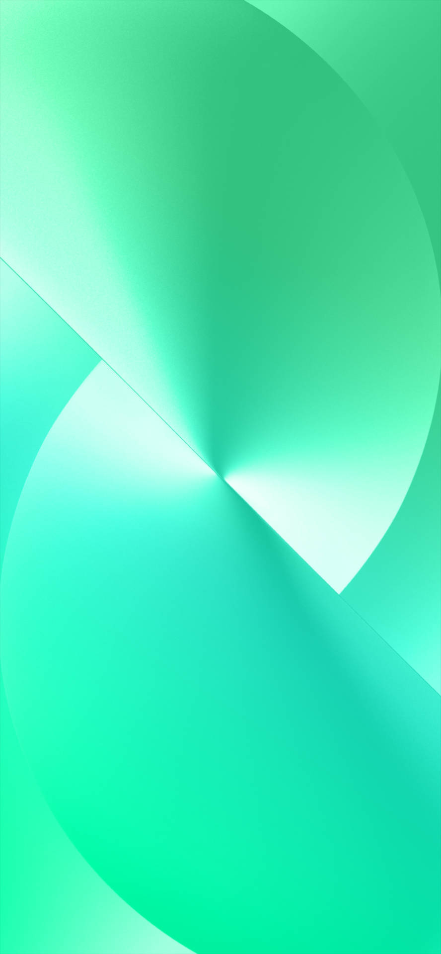Iphone 13 Pro Max Green Split Background
