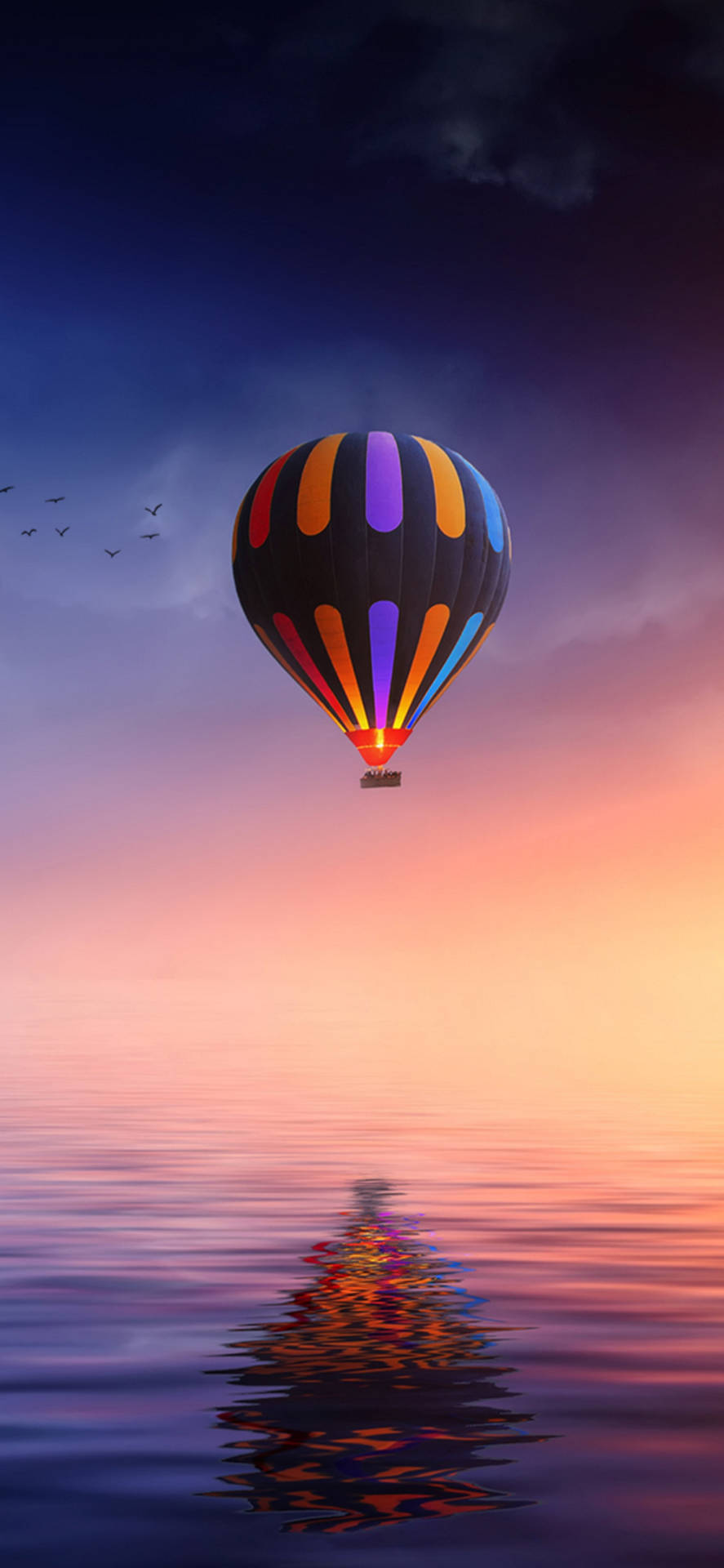 Iphone 13 Pro Max Hot Air Balloon Background