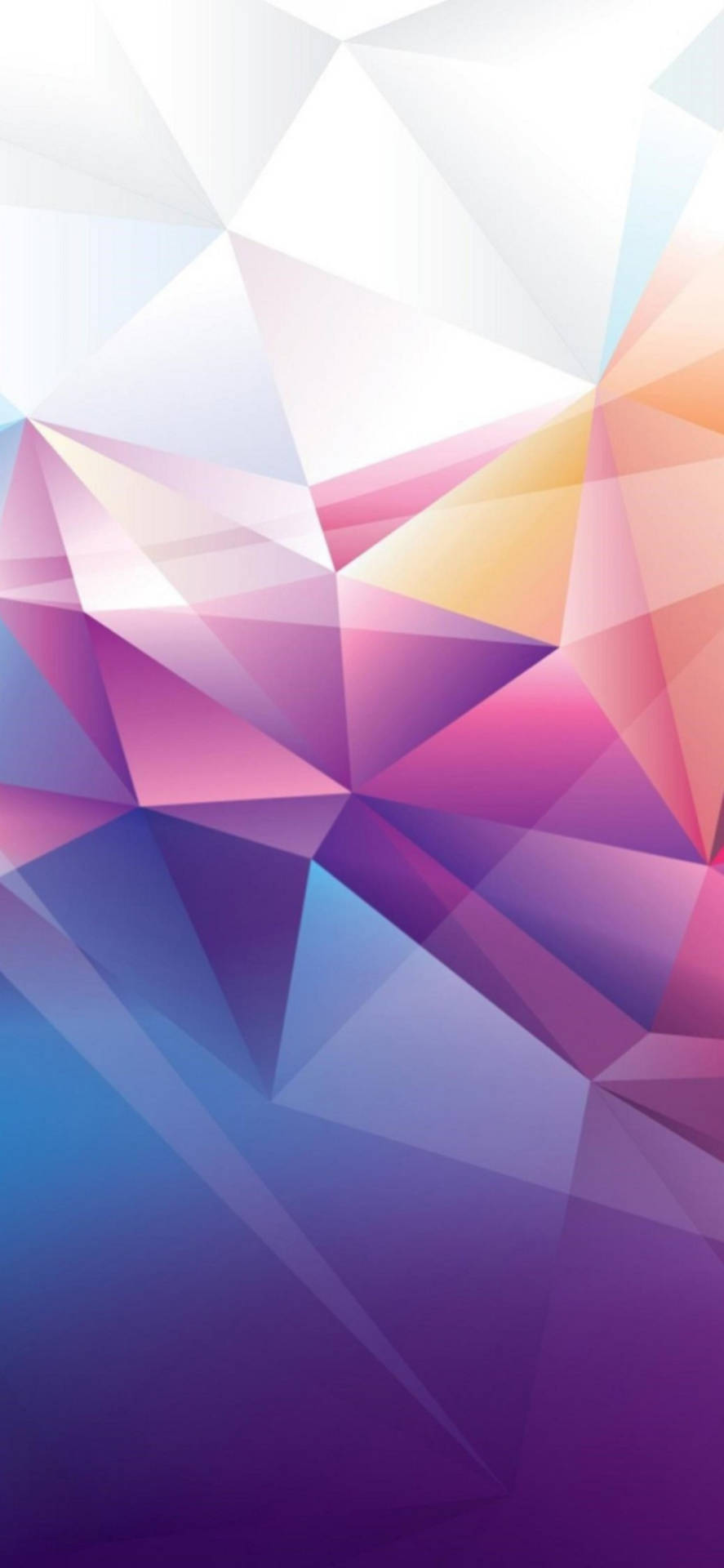 Iphone 13 Pro Max Polygon Shapes Background