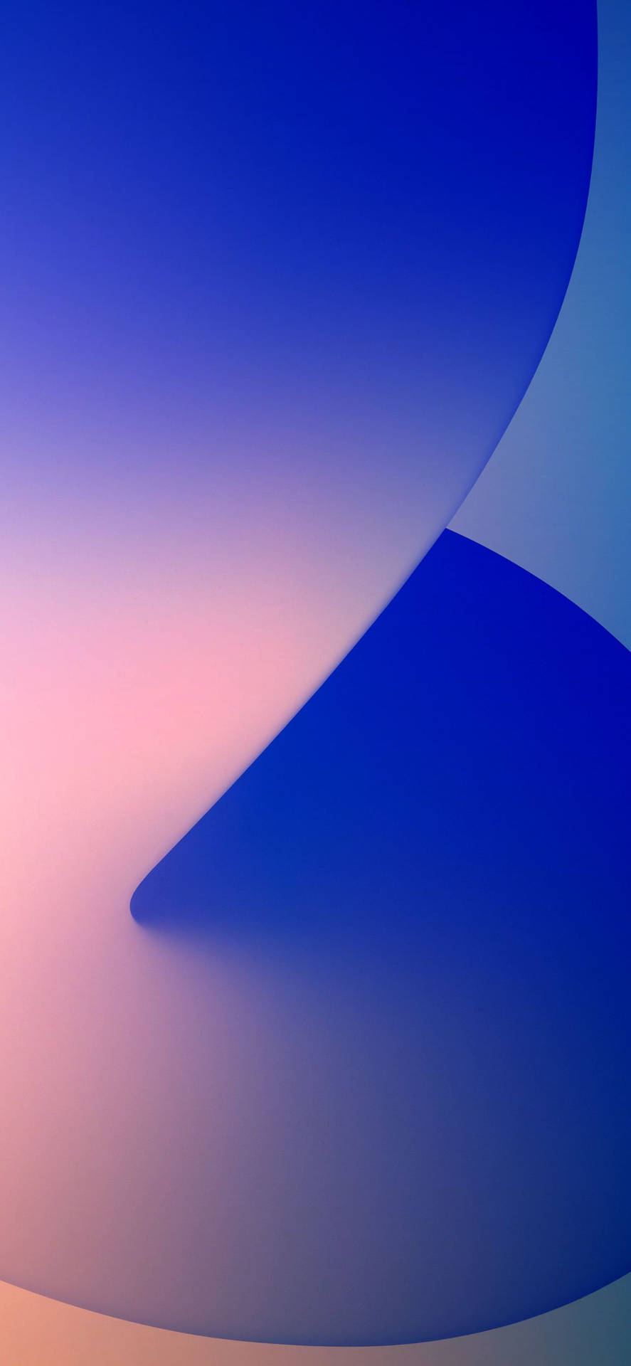 Iphone 14 Color Gradient Blue Wallpaper
