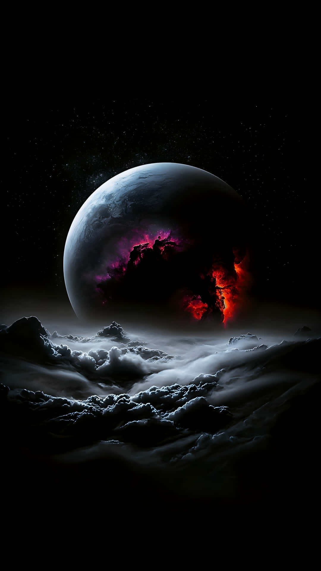 Fondo Cósmico Para Iphone 16 Pro Fondo de pantalla