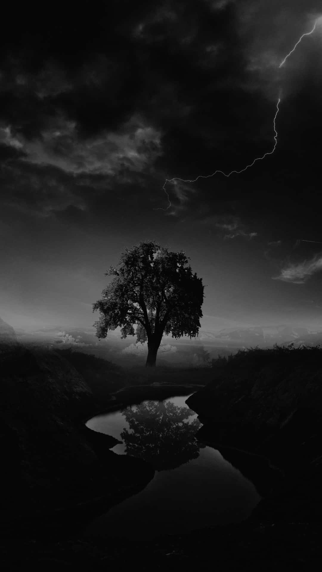 Modo Nocturno Del Iphone 16 Pro Fondo de pantalla