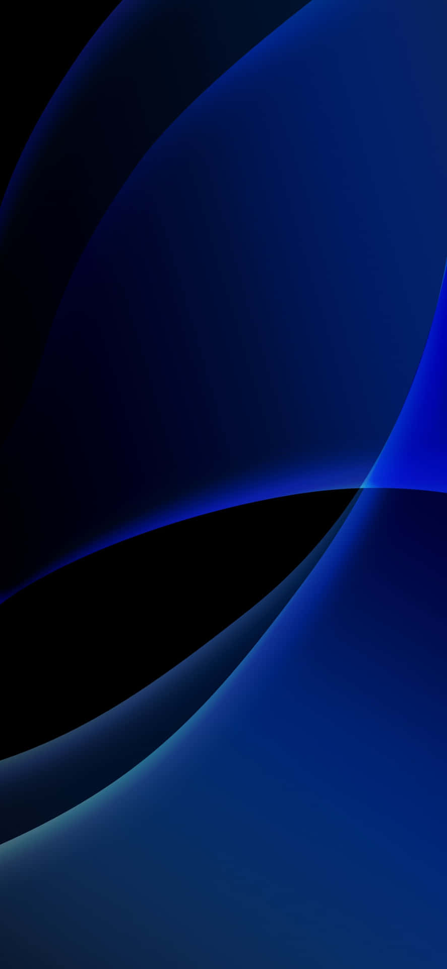 Iphone 16e Blue Abstract Wallpaper Wallpaper