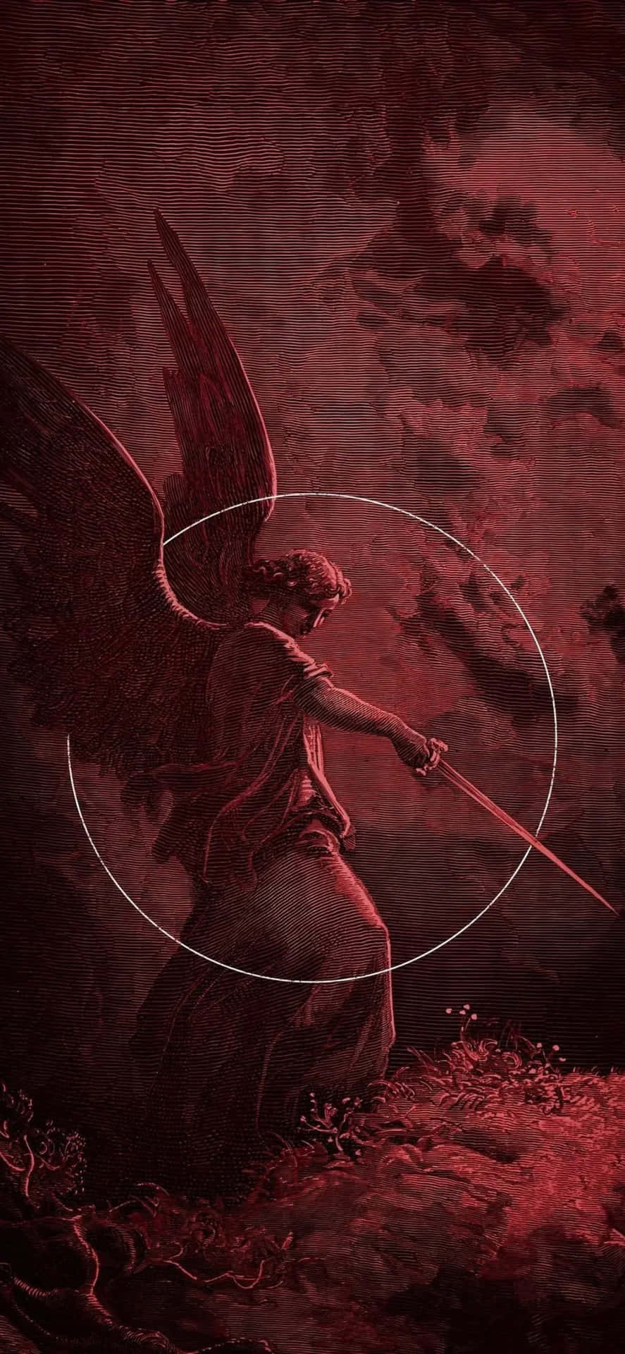 Iphone 16e Dark Angel Wallpaper Wallpaper