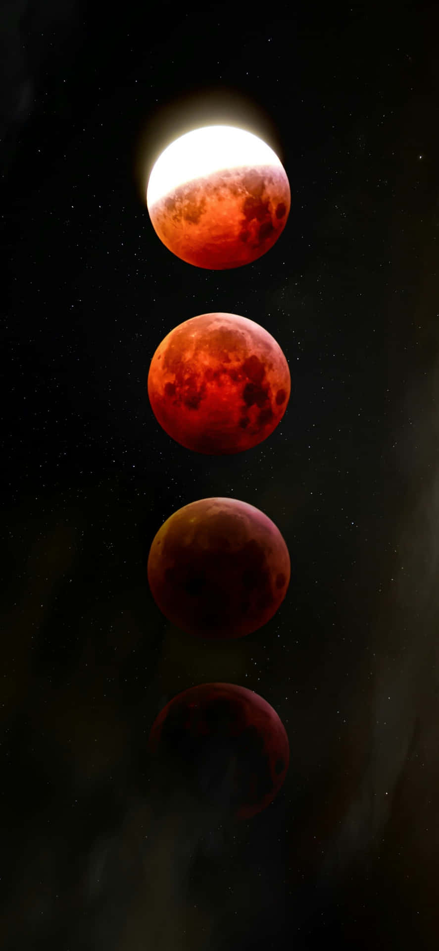 Iphone 16e Lunar Eclipse Capture Wallpaper