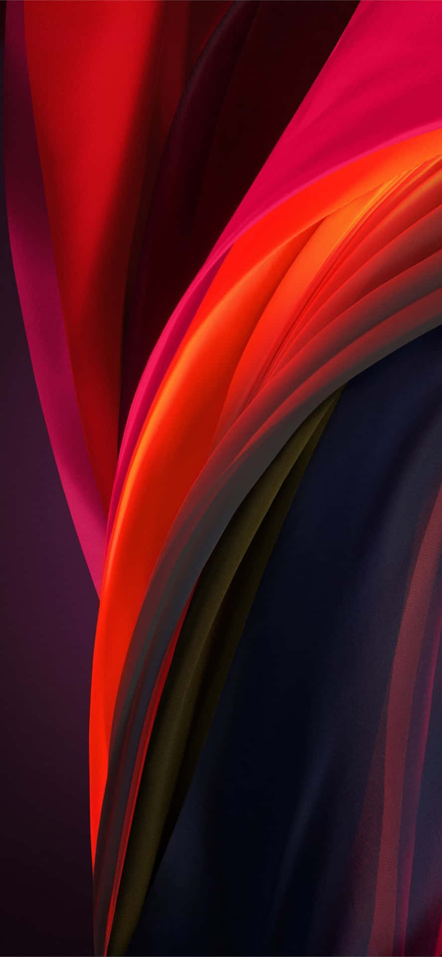A Colorful Abstract Background With A Red, Orange, And Black Color Wallpaper