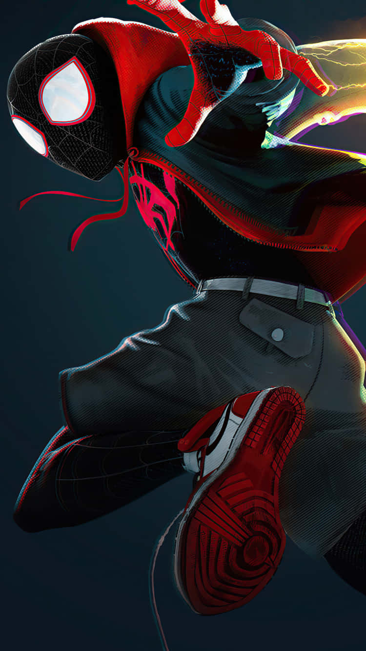 Spiderman Into The Spider-verse Hd-bakgrundsbild. Wallpaper