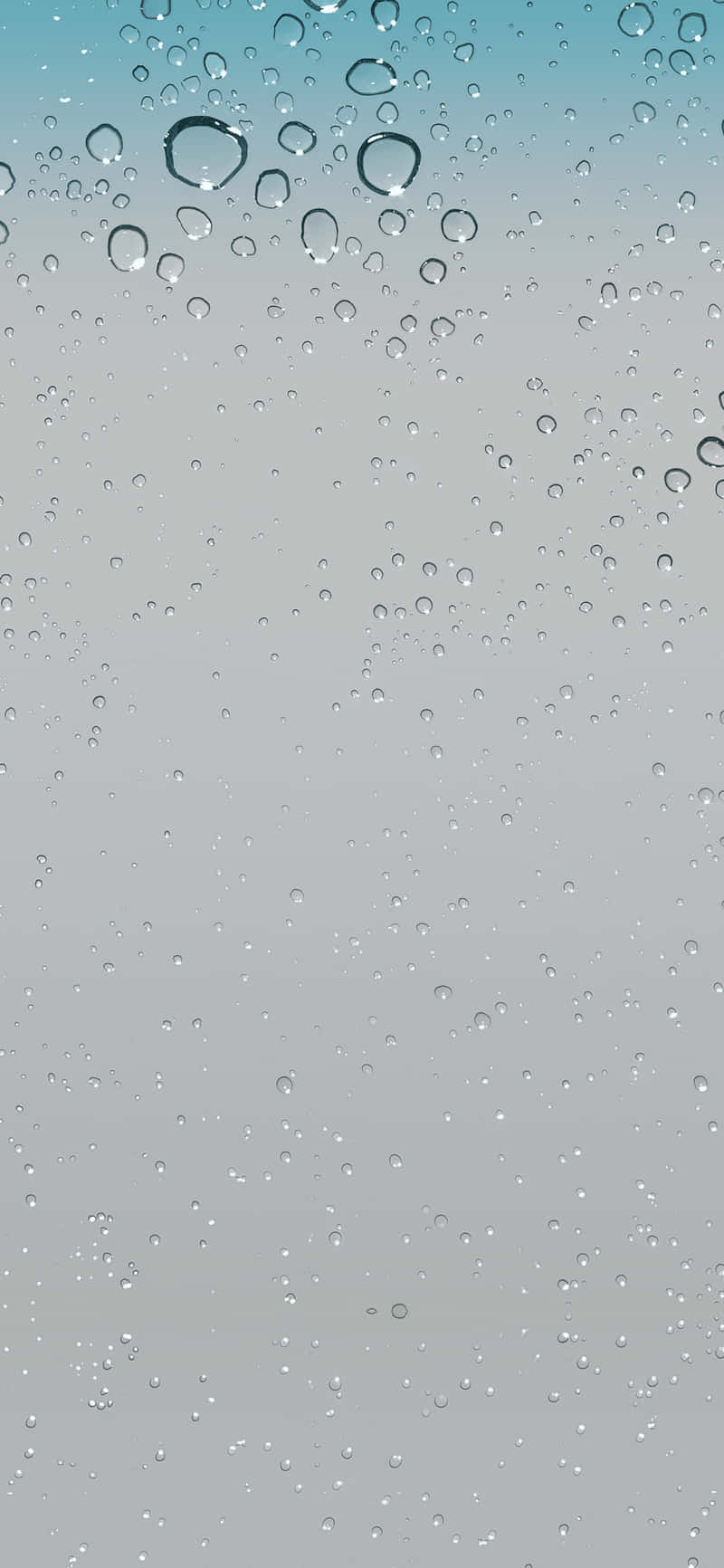 Water Drops On A Glass Wallpaper