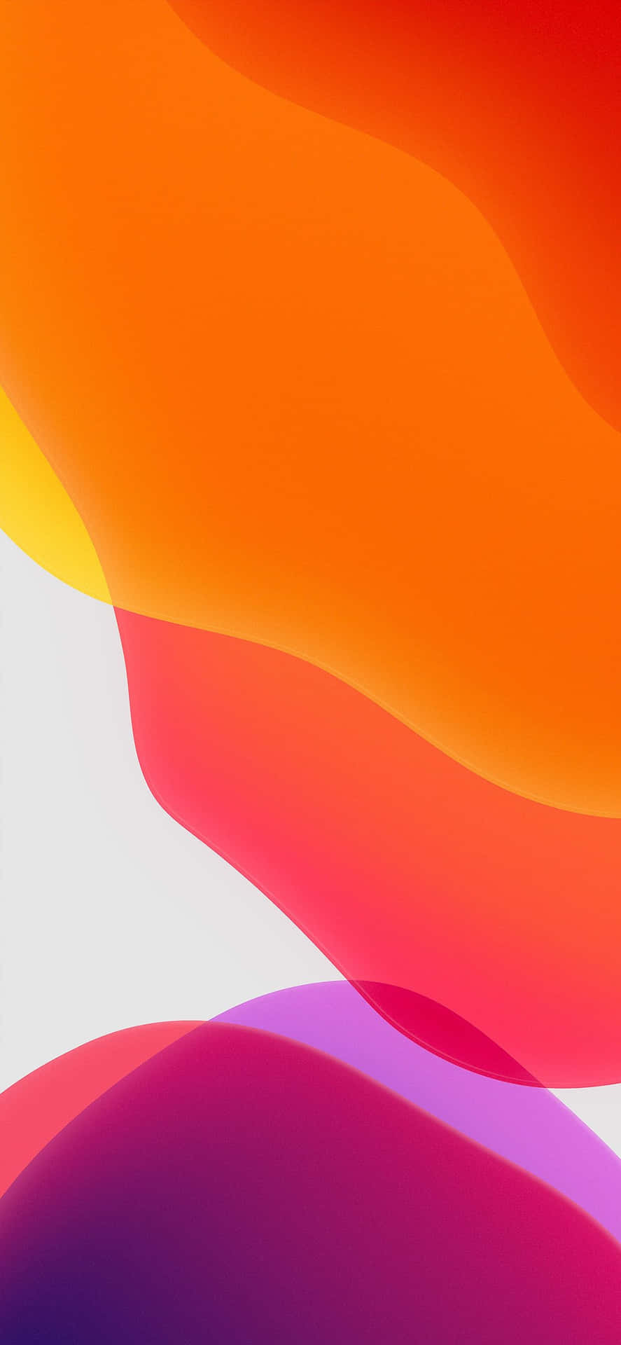 Iphone 6s Default Color Blobs Wallpaper