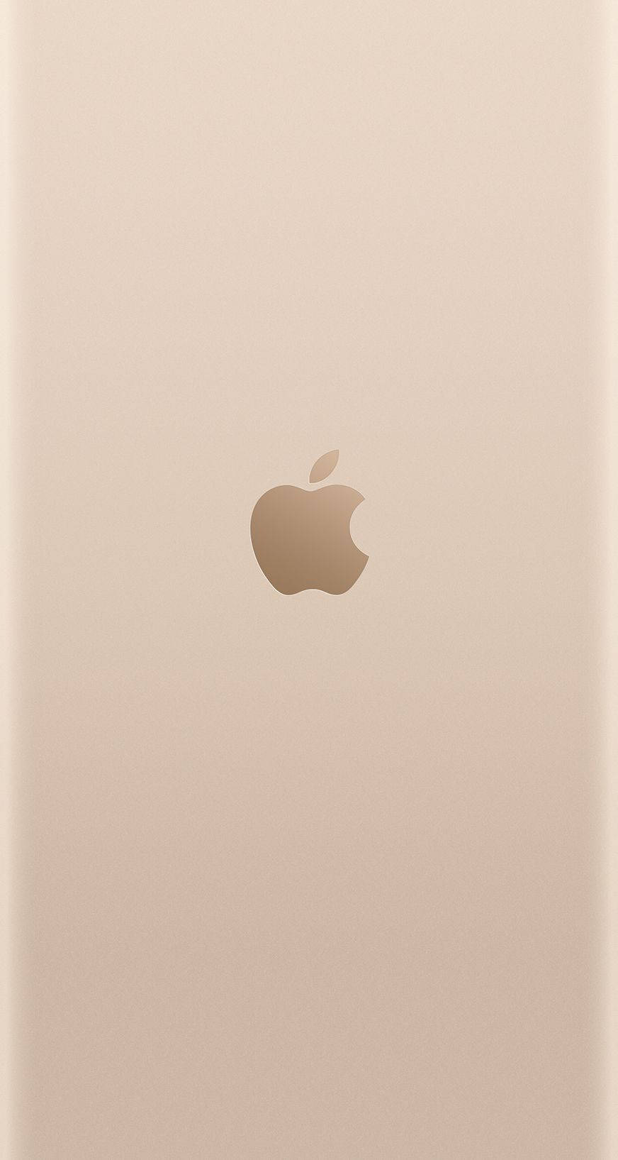 An image of an Apple iphone 6s Gold Wallpaper