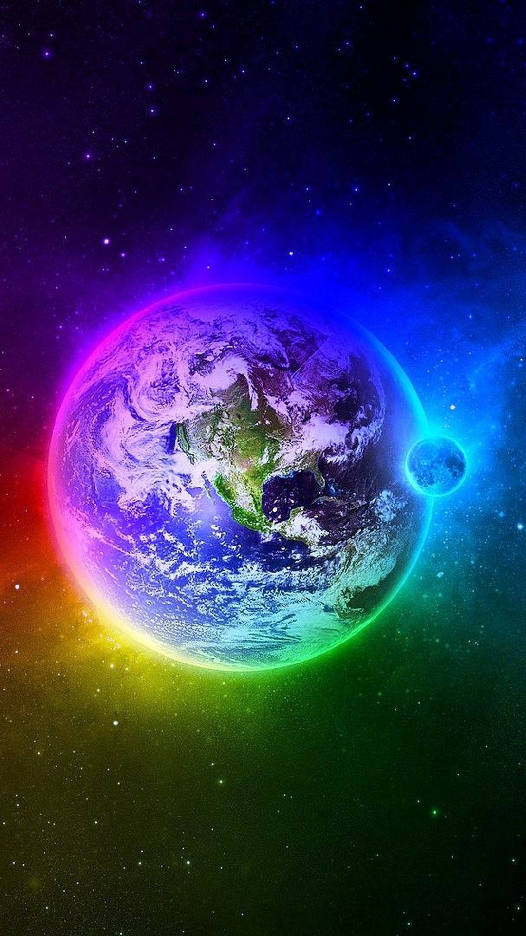 Iphone 6s Live Colorful Globe Wallpaper