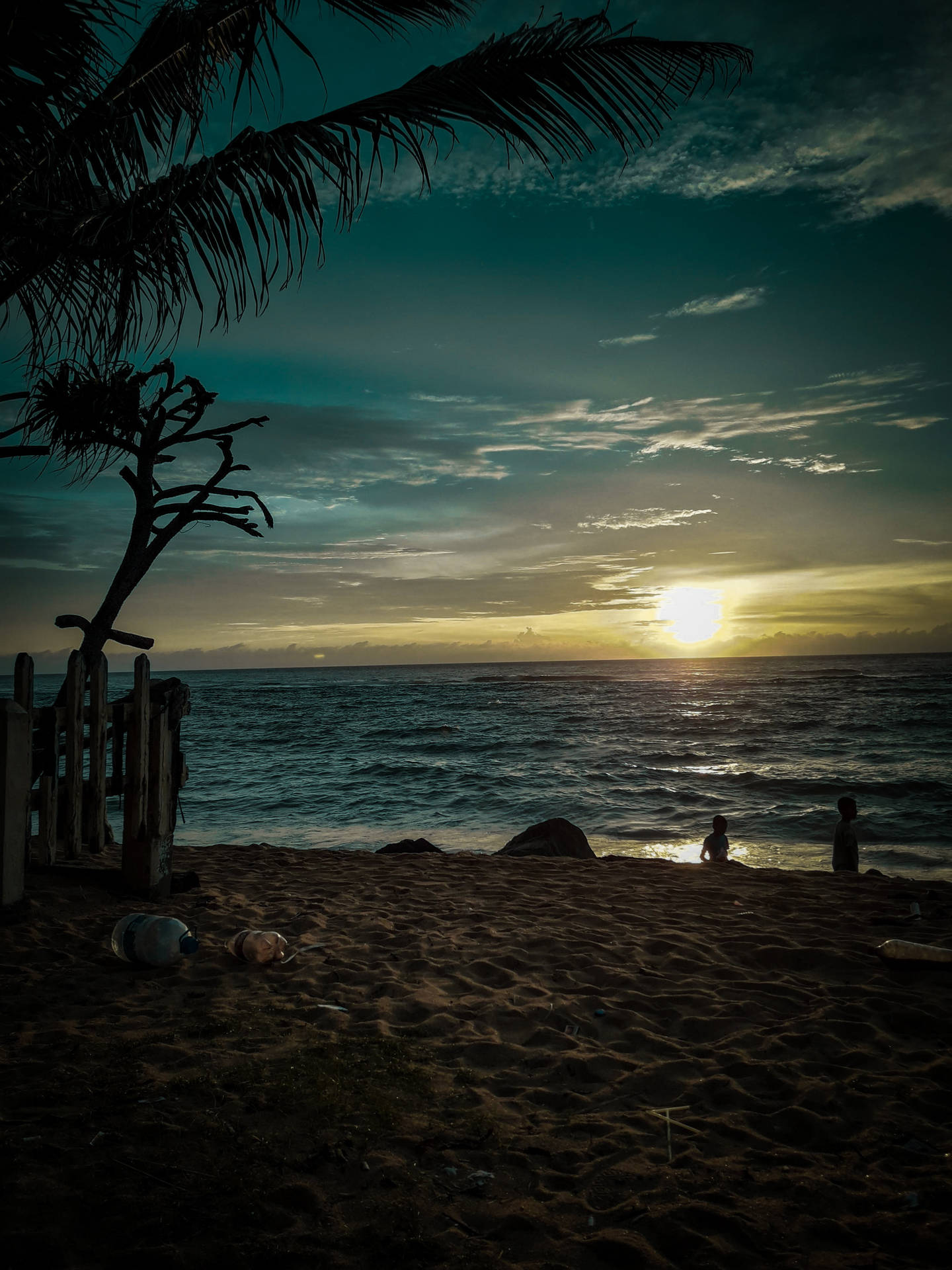 iPhone 7 Beach Sunset Wallpaper