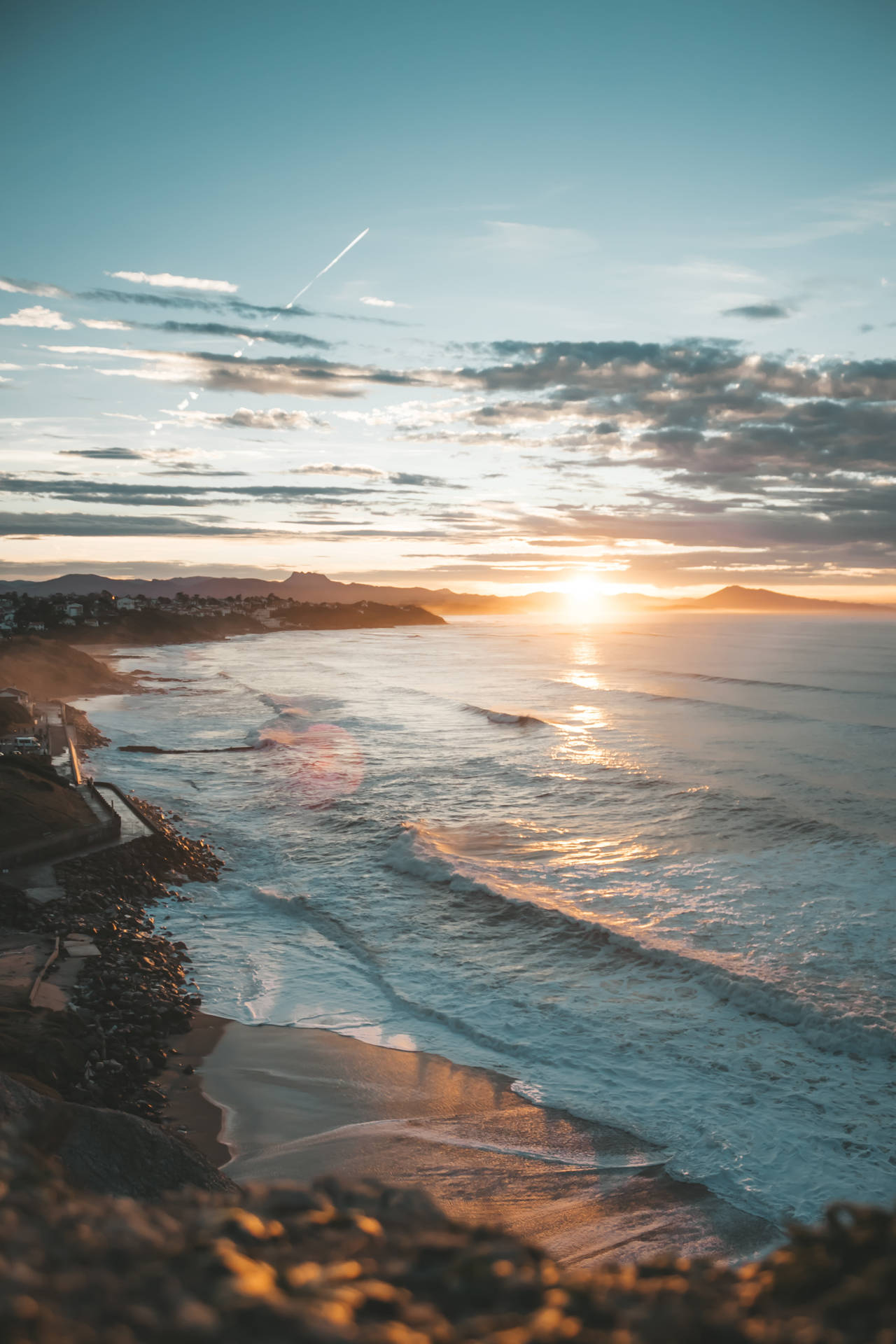 iPhone 7 Beach Sunset Wallpaper