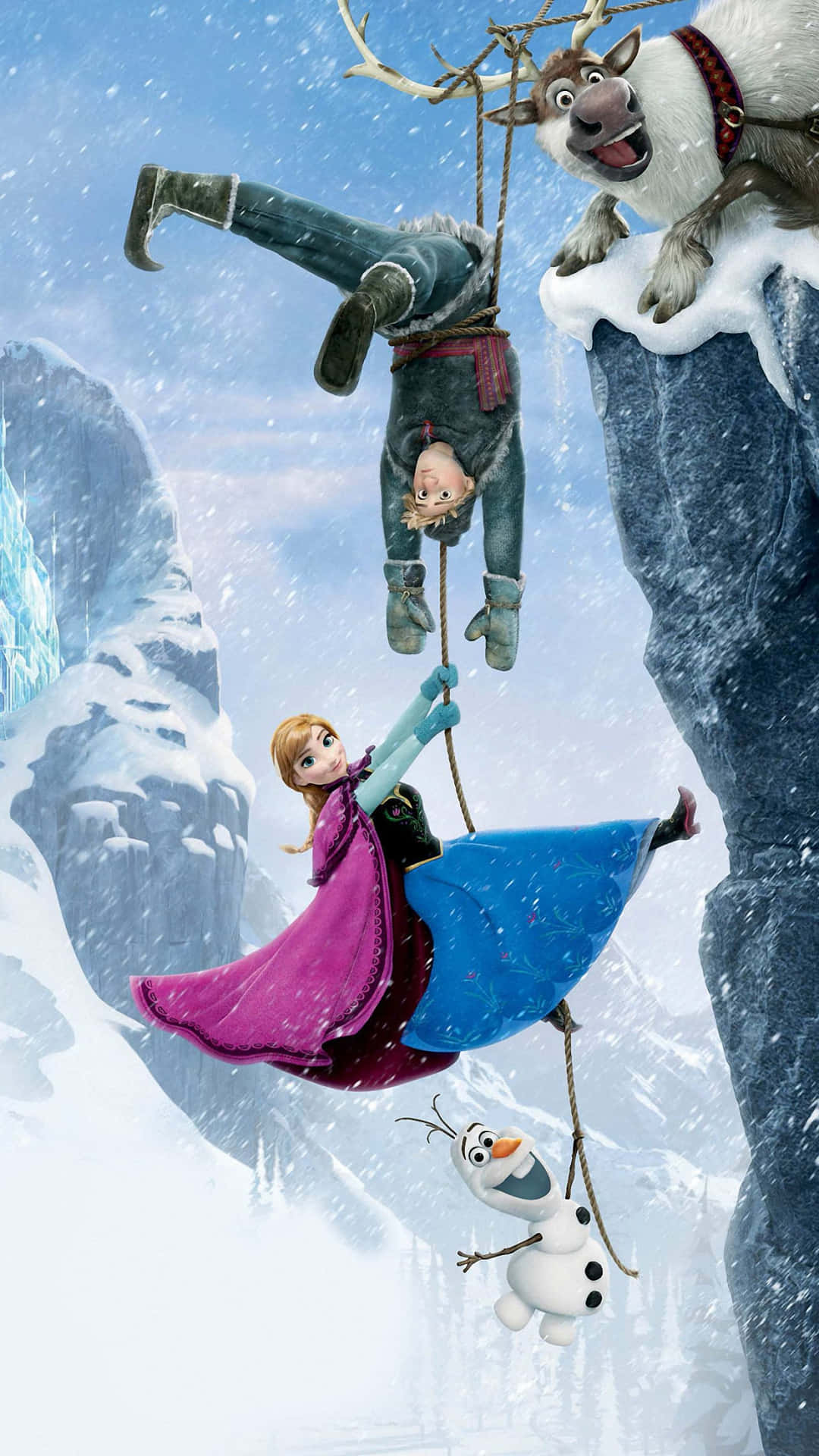 Personajesde Disney Frozen Para Iphone 7 Fondo de pantalla